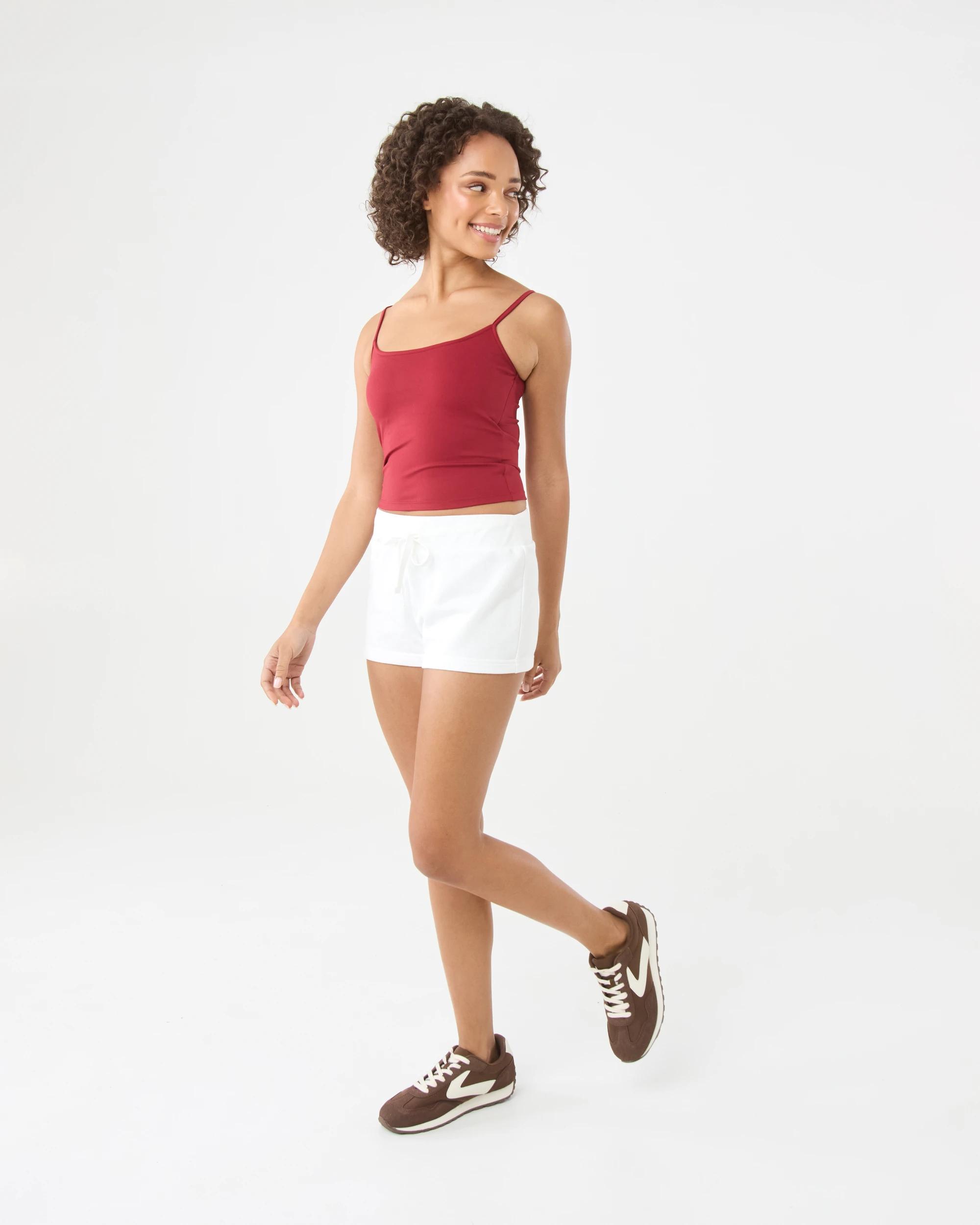 3 Sweat Mini Shorts Snw White, 3 of 7