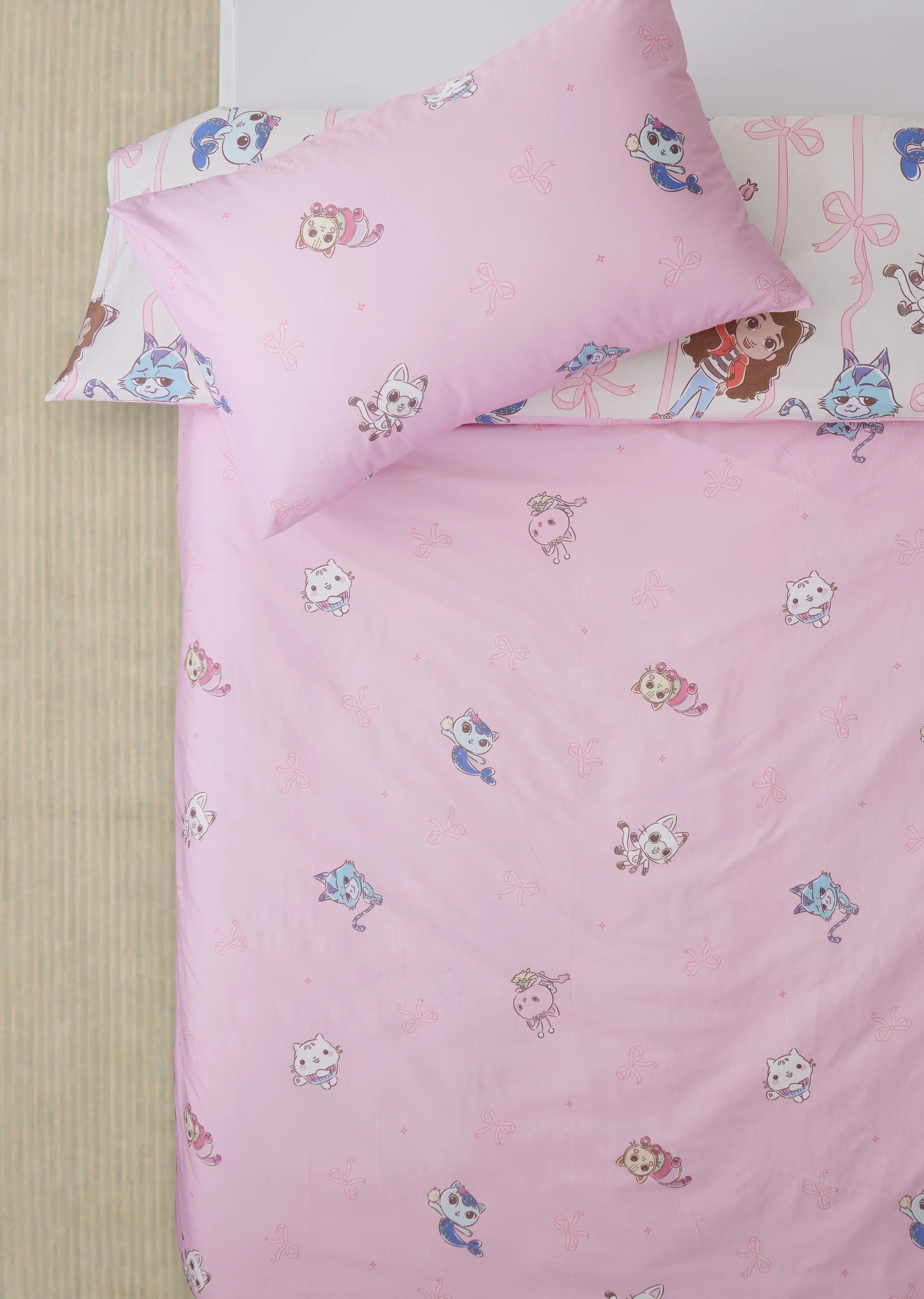 2 Gabby's Dollhouse Kids Quilt Cover Set
 - Single Bed
 - Pink, 2 of 4