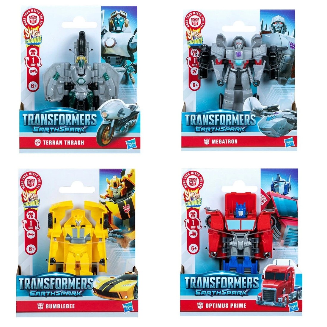 1 Transformers EarthSpark Smash to Change Action Figure - Assorted, 1 of 7