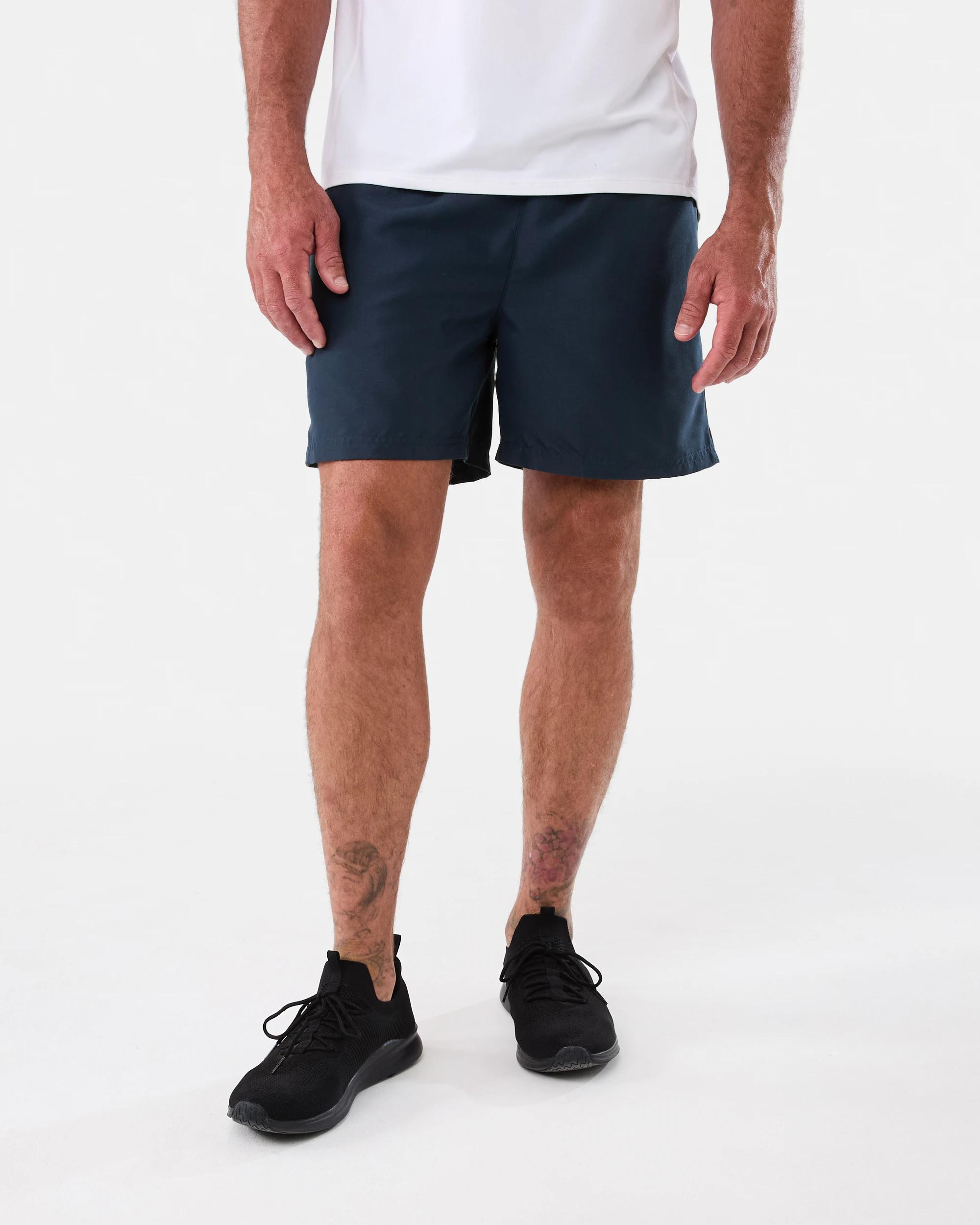 7 Active Mens Sports Shorts SHADE NAVY, 7 of 7