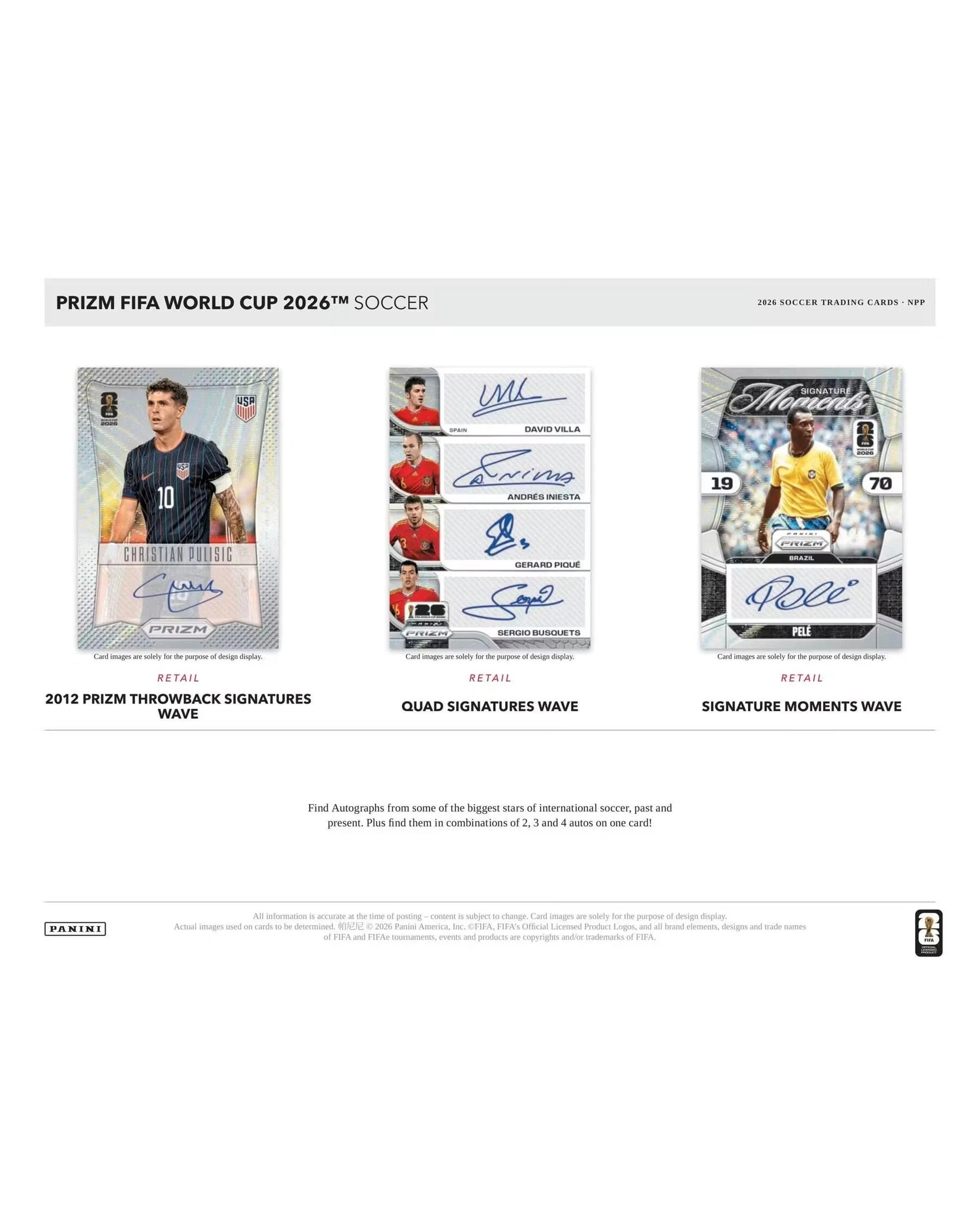 5 Panini 2026 Prizm FIFA World Cup Soccer Blaster Box, 5 of 6