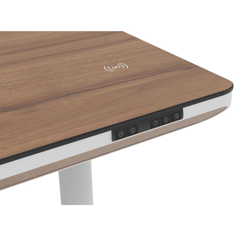 7 Helsinki Electric Sit Stand Desk 1400mm Walnut/White Desks, Tables and Workstations, 7 of 10