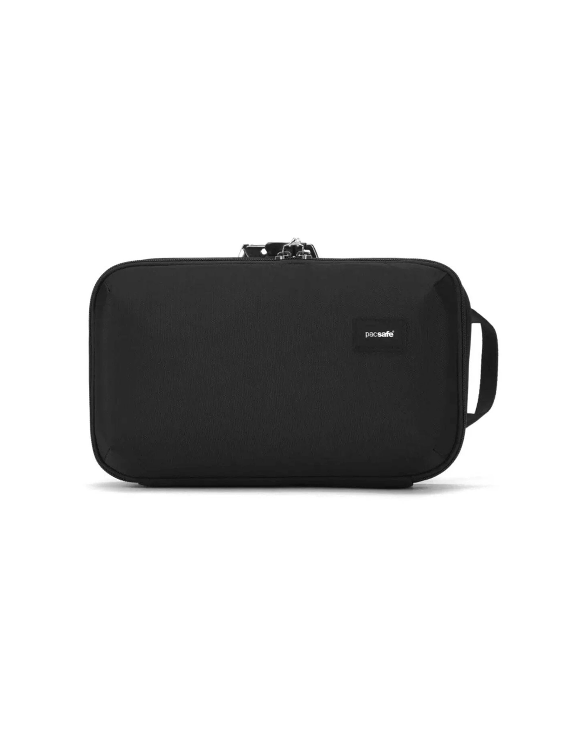 1 Pacsafe RFIDsafe RFID Blocking Gadget Pouch Tech Travel Organiser Bag - Black, 1 of 7