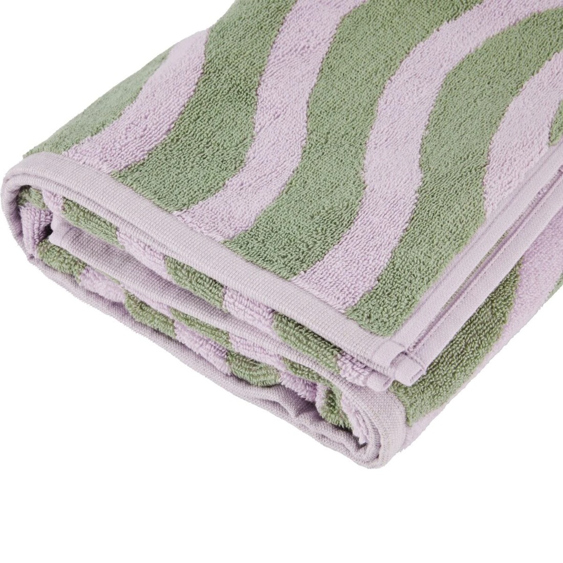 4 Lilac Wave Cotton Bath Towel, 4 of 5
