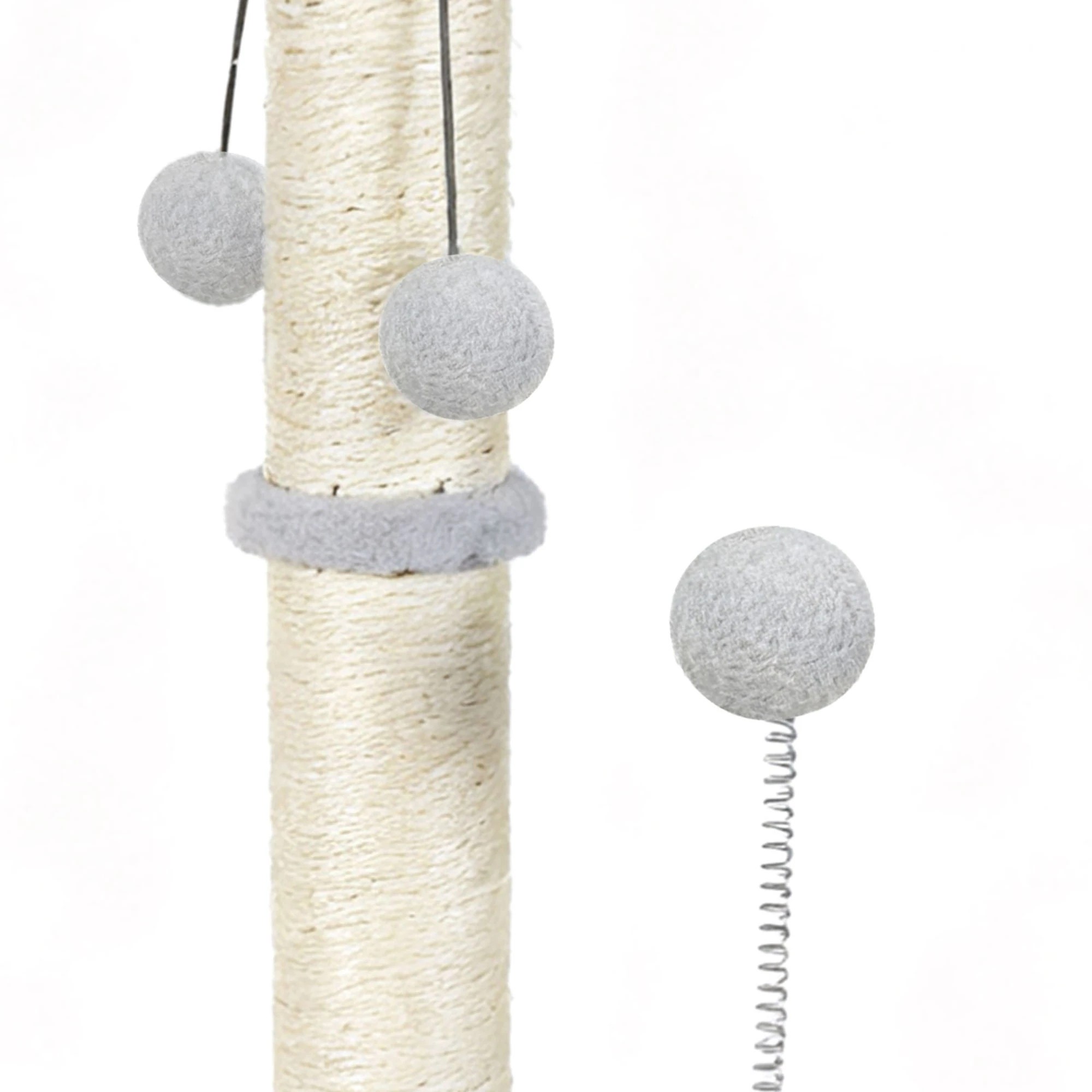 6 Pawz Cat Scratching Post  51cm - White, 6 of 9