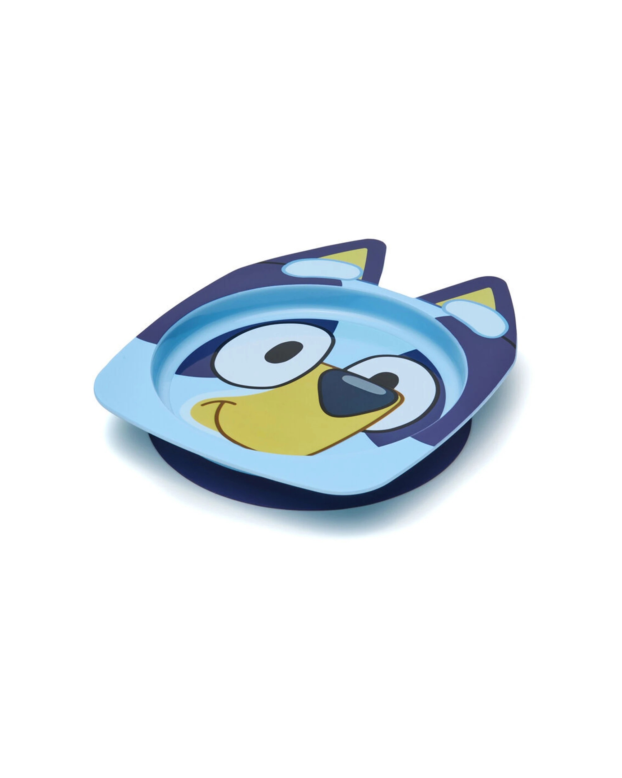 4 The First Years Bluey Character Children's Plate with Suction Base BPA Free 4PK - Blue, 4 of 7