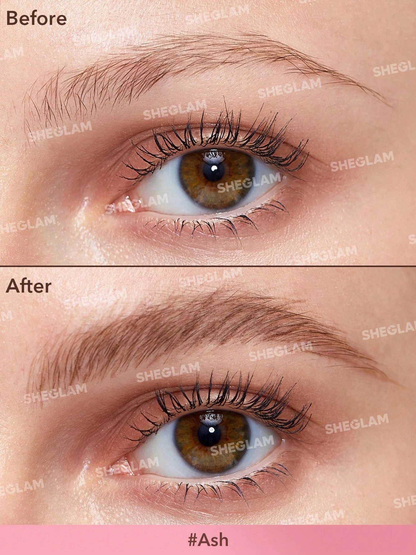 3 SHEGLAM Brow-Fection Angled Brush & Dip - Light Brown, 3 of 7