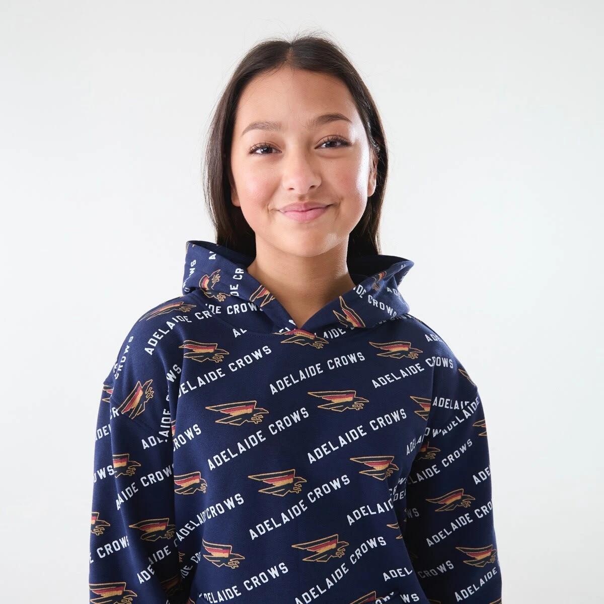 5 Official AFL Kids All Over Print Hoodie Adelaide, 5 of 10