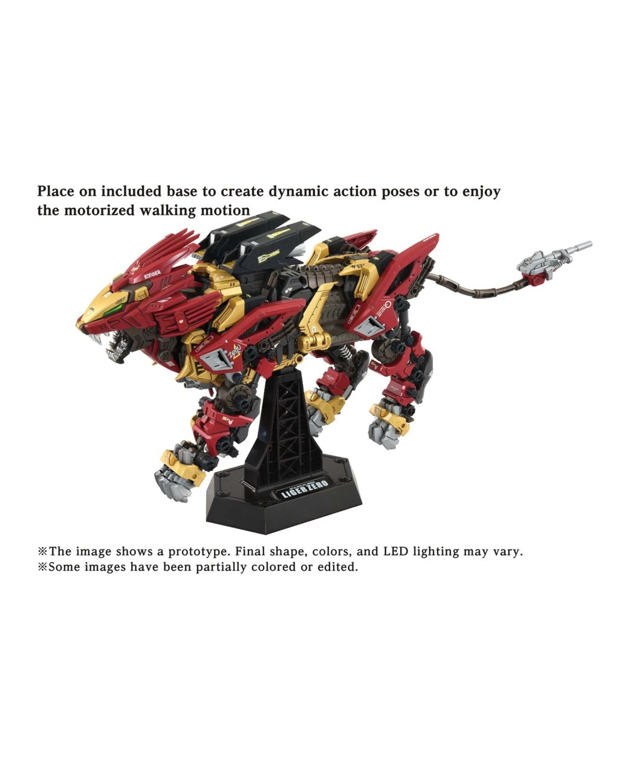 9 Takara Tomy T-Spark Zoids Advanced Zi Series AZ-02EX2 Liger Zero Empire Version 1/72 Scale Model Kit, 9 of 9