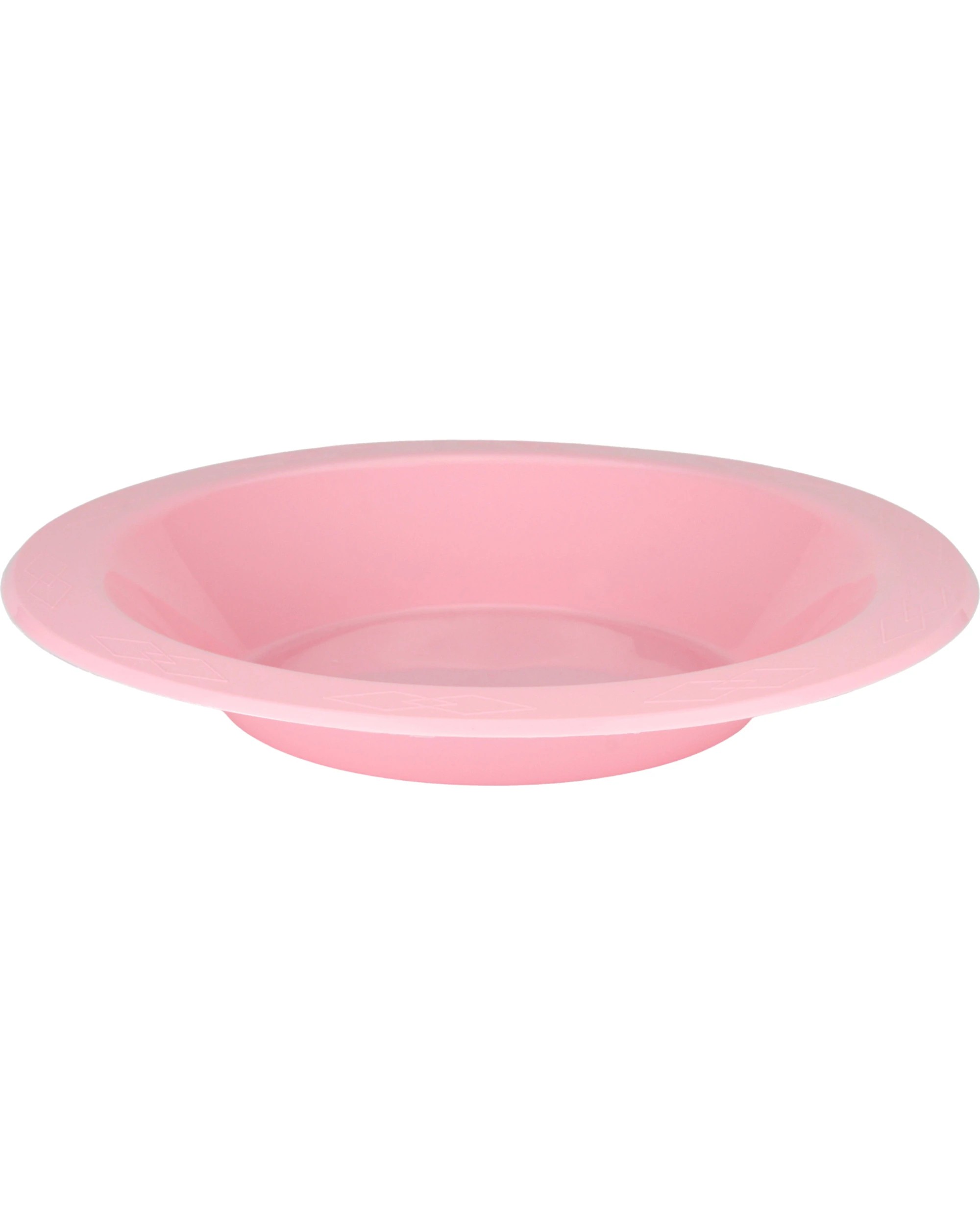 1 Alpen Light Carnation Pink 18cm Plastic Reusable Bowls Pack of 20 - Light Carnation Pink, 1 of 3