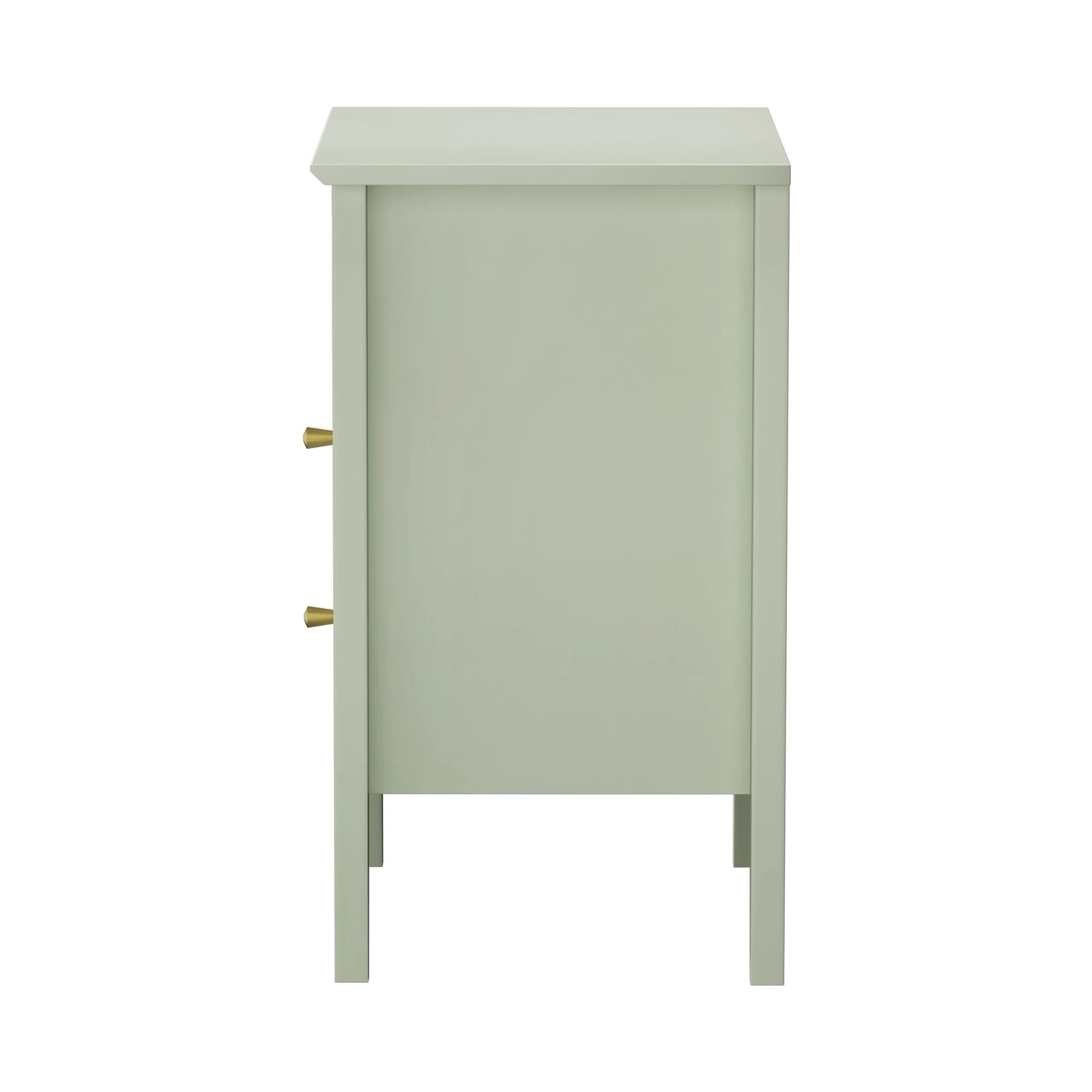 5 Oikiture Bedside Table Nightstand 2 Drawer with Shelf Storage Cabinet - Green, 5 of 9