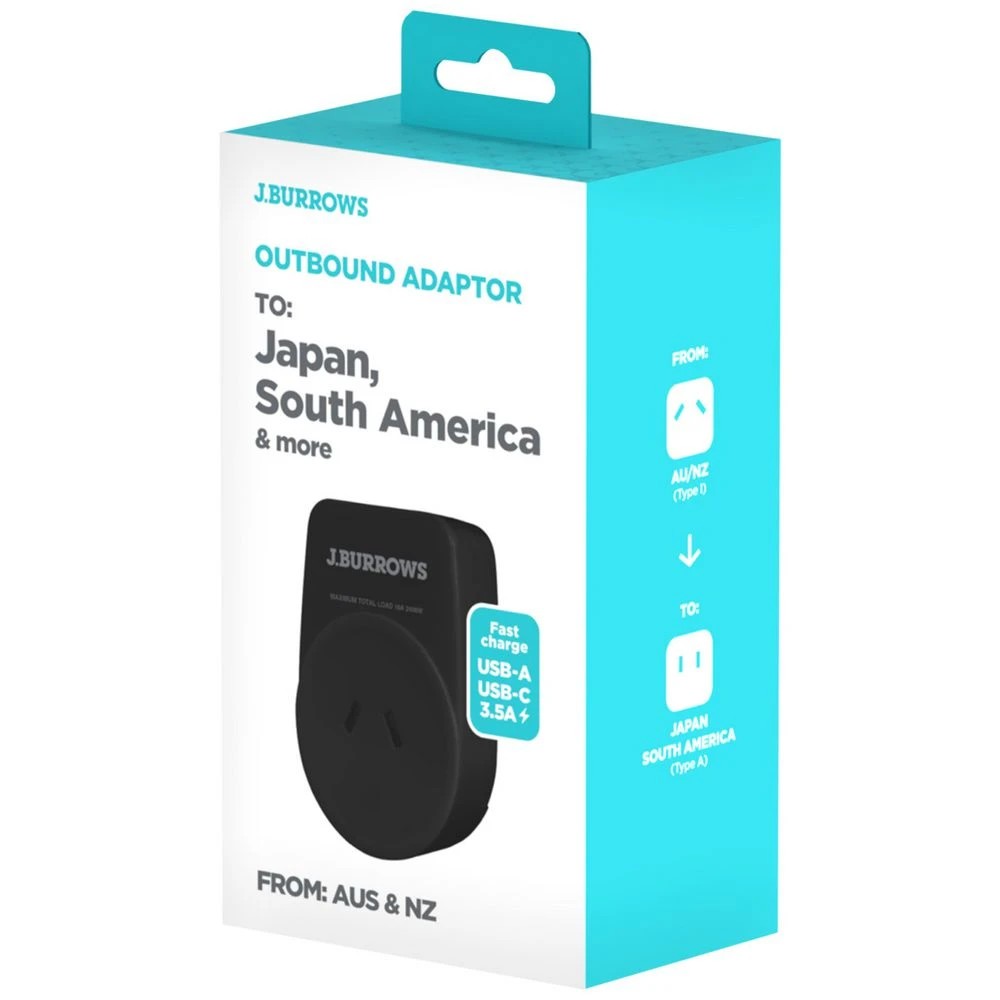 3 J.Burrows Outband Travel Adaptor Japan, 3 of 3