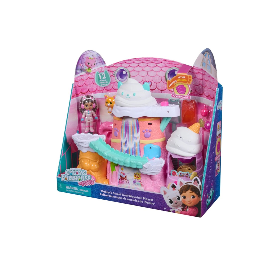 2 12 Piece Gabby's Dollhouse: The Movie Gabby's Sweet Treat Mountain Playset, 2 of 10