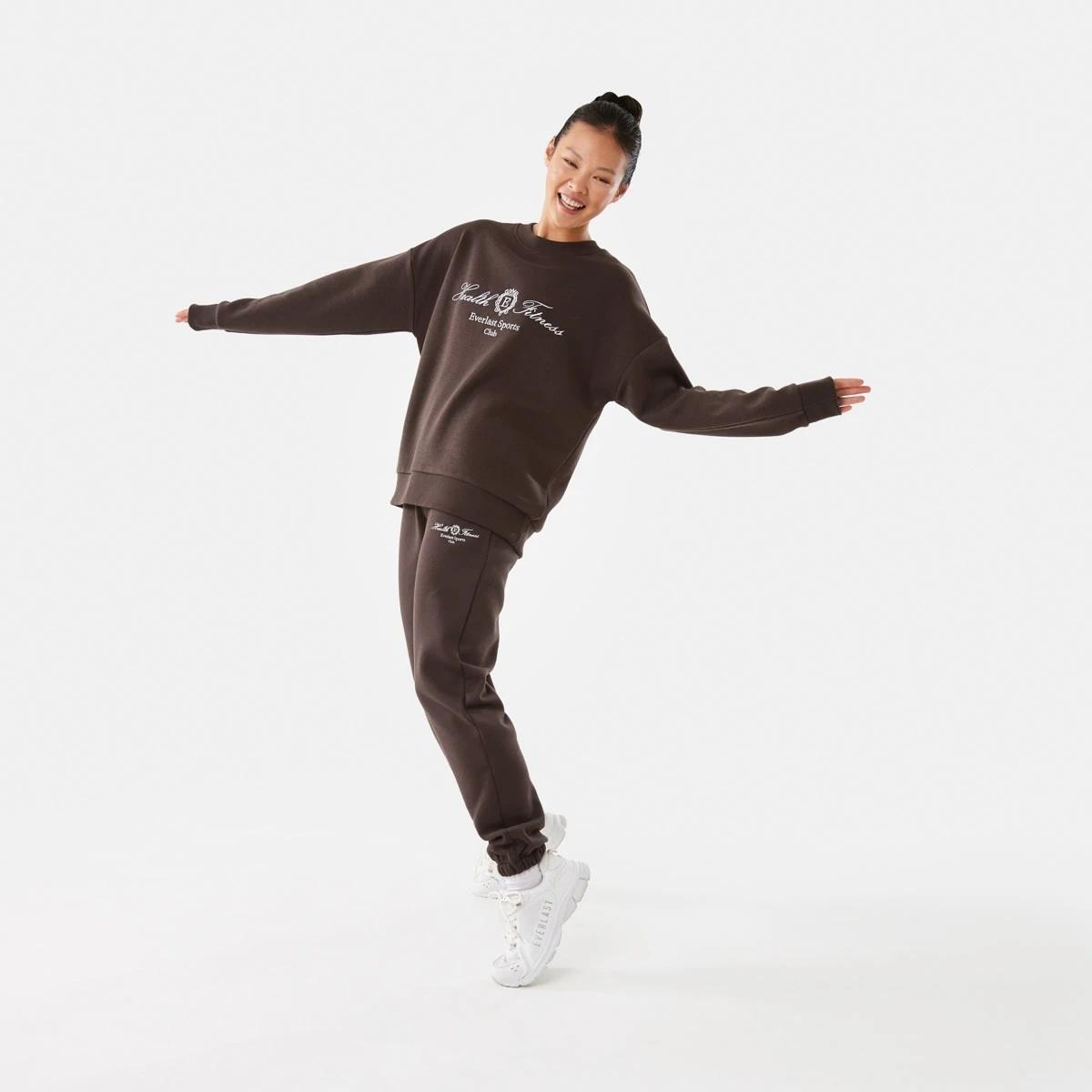 3 Everlast Womens Street Trackpants Coffee, 3 of 7