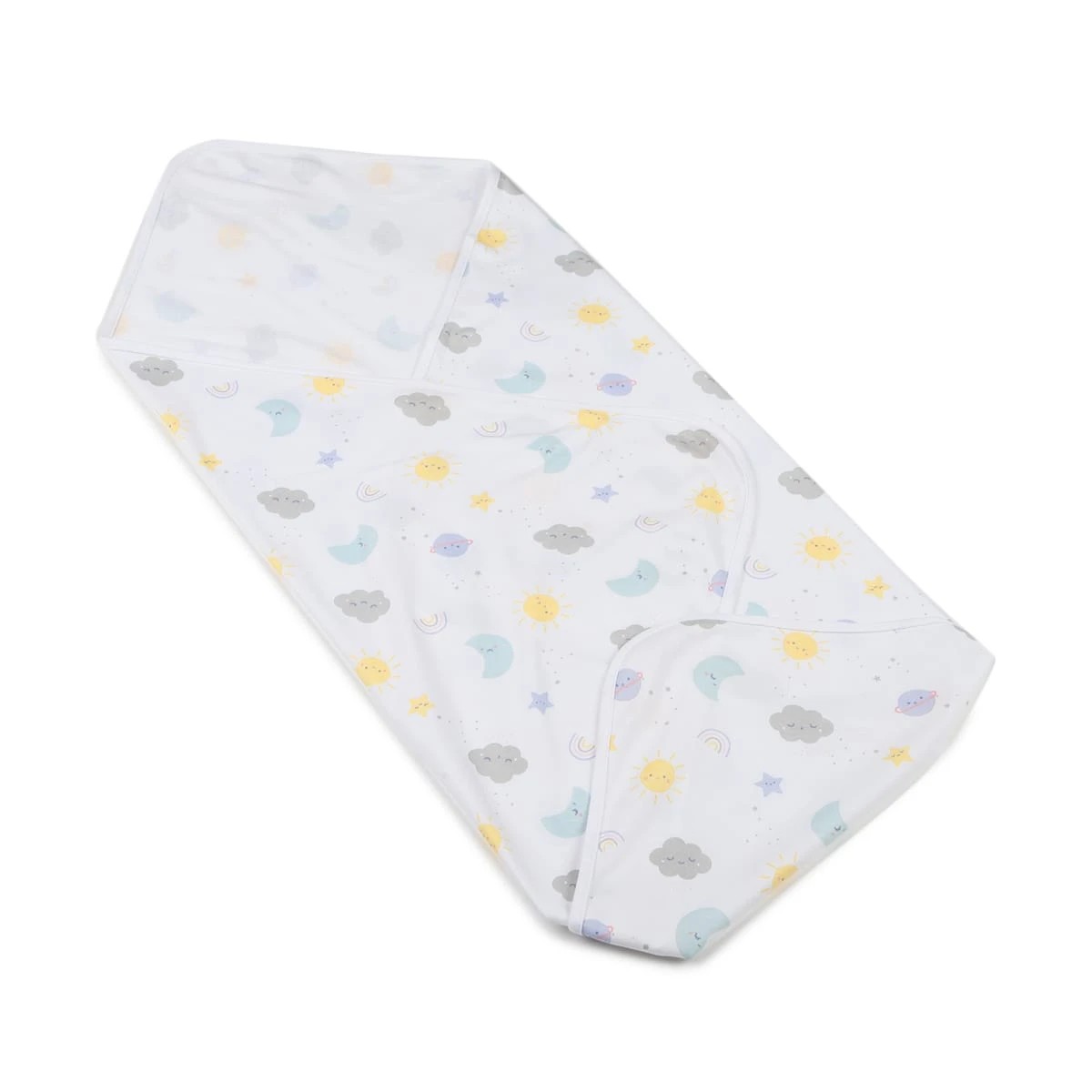 3 3 Pack Organic Cotton Interlock Wraps - Galaxy Print, 3 of 9