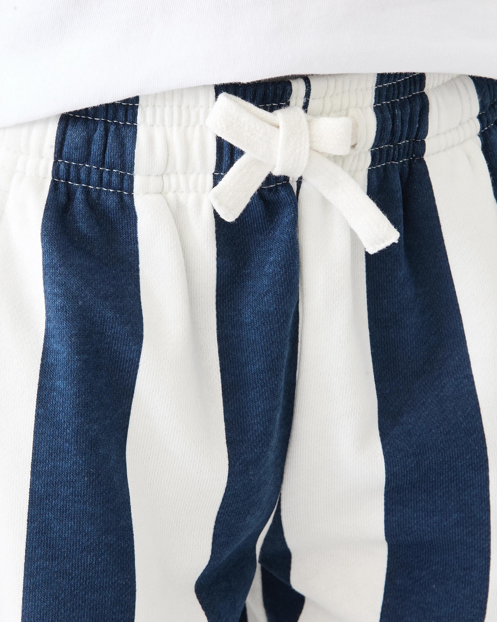 3 Bold Stripe Shorts Nvy Stripe, 3 of 6