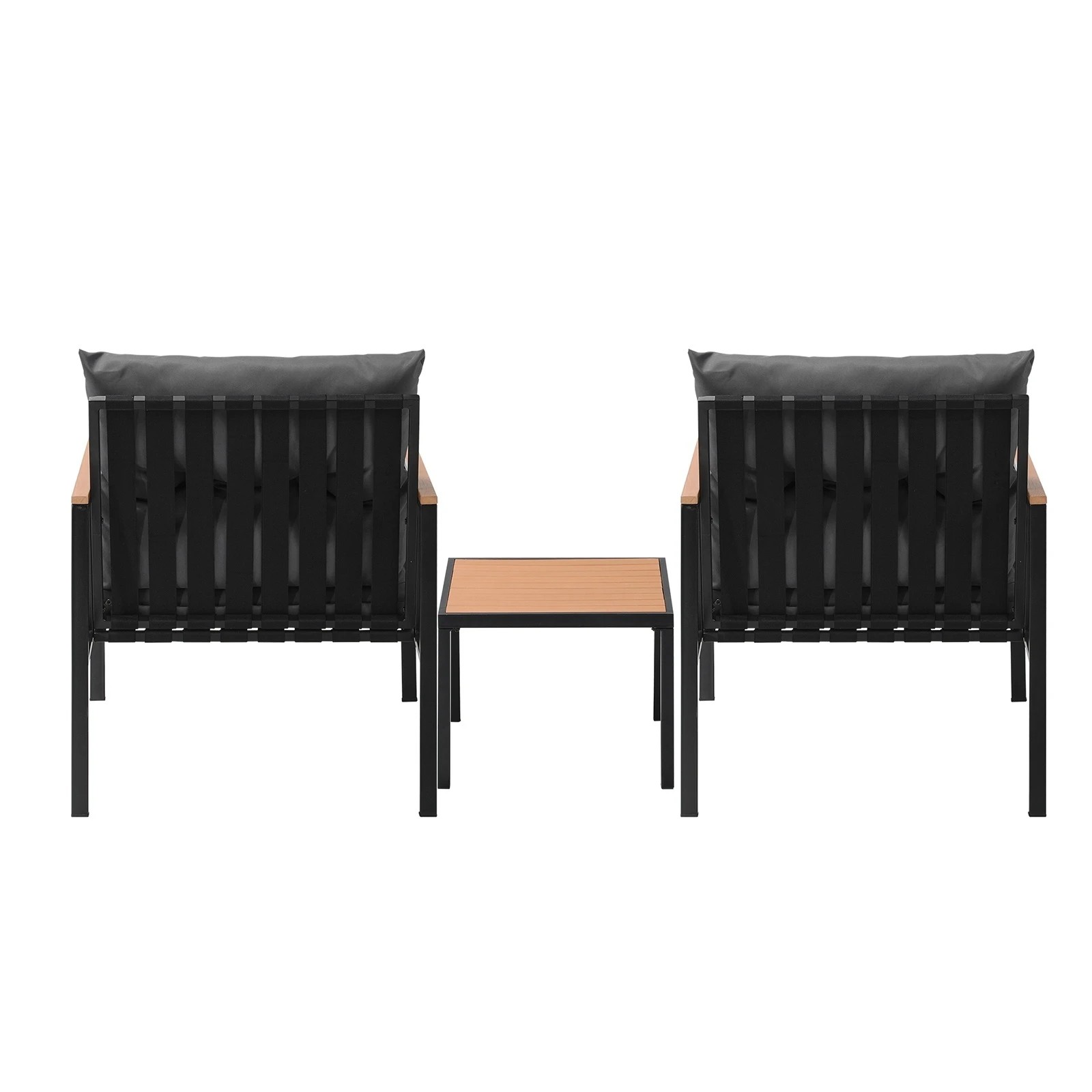 6 Livsip 3pcs Outdoor Furniture Lounge Setting Sofa Chairs Patio Dining Bistro Set
 - Multi, 6 of 8