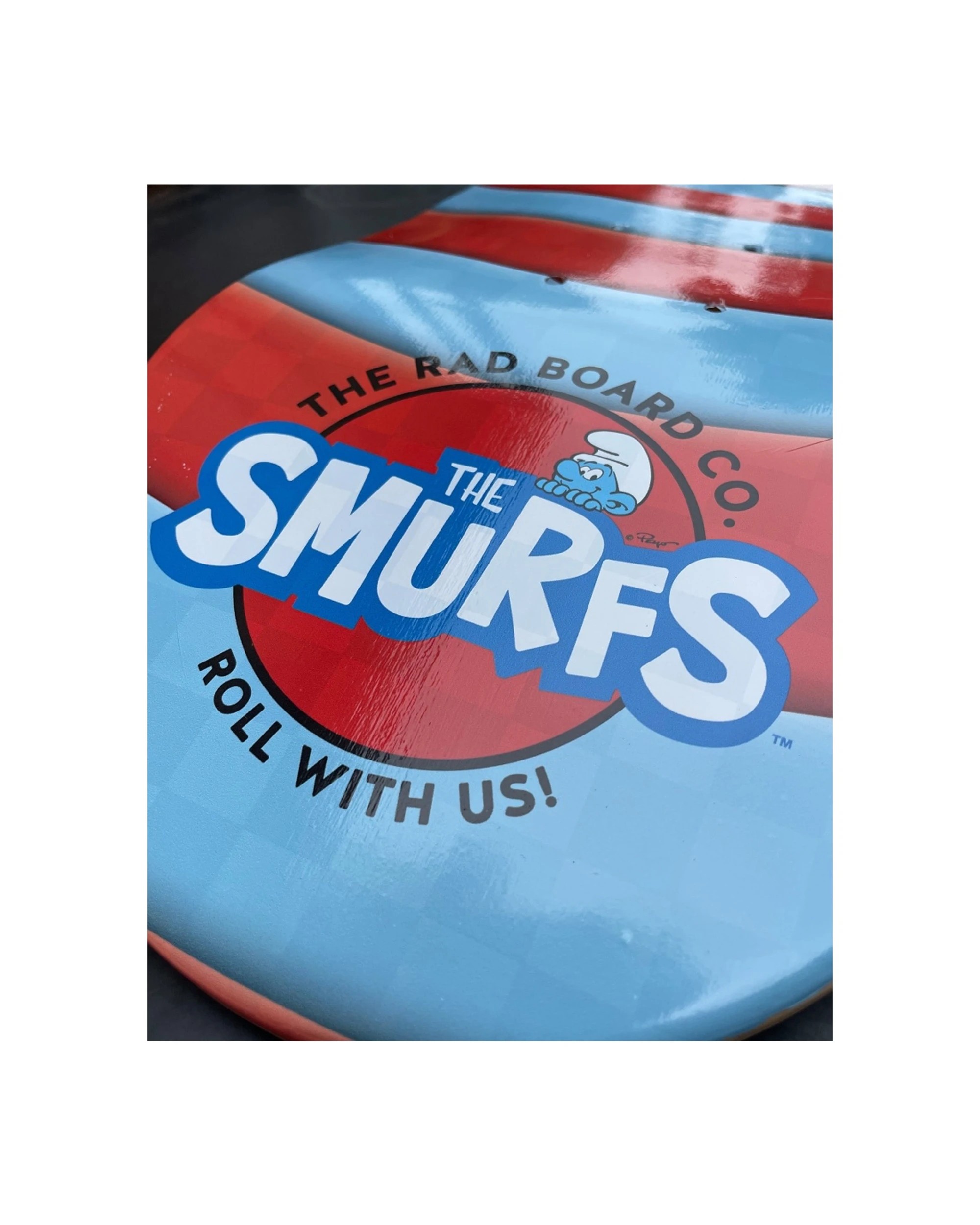 6 Rad Board Co Smurfs Skateboard Deck Papa Smurf Birch Wood 8 Inch - Multi, 6 of 6