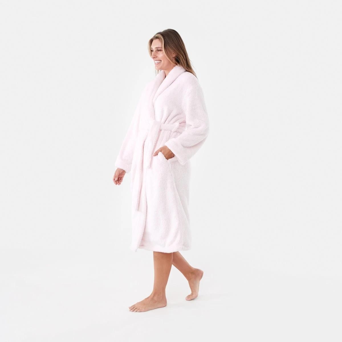 2 Plush Coral Fleece Gown Pink Mix, 2 of 7