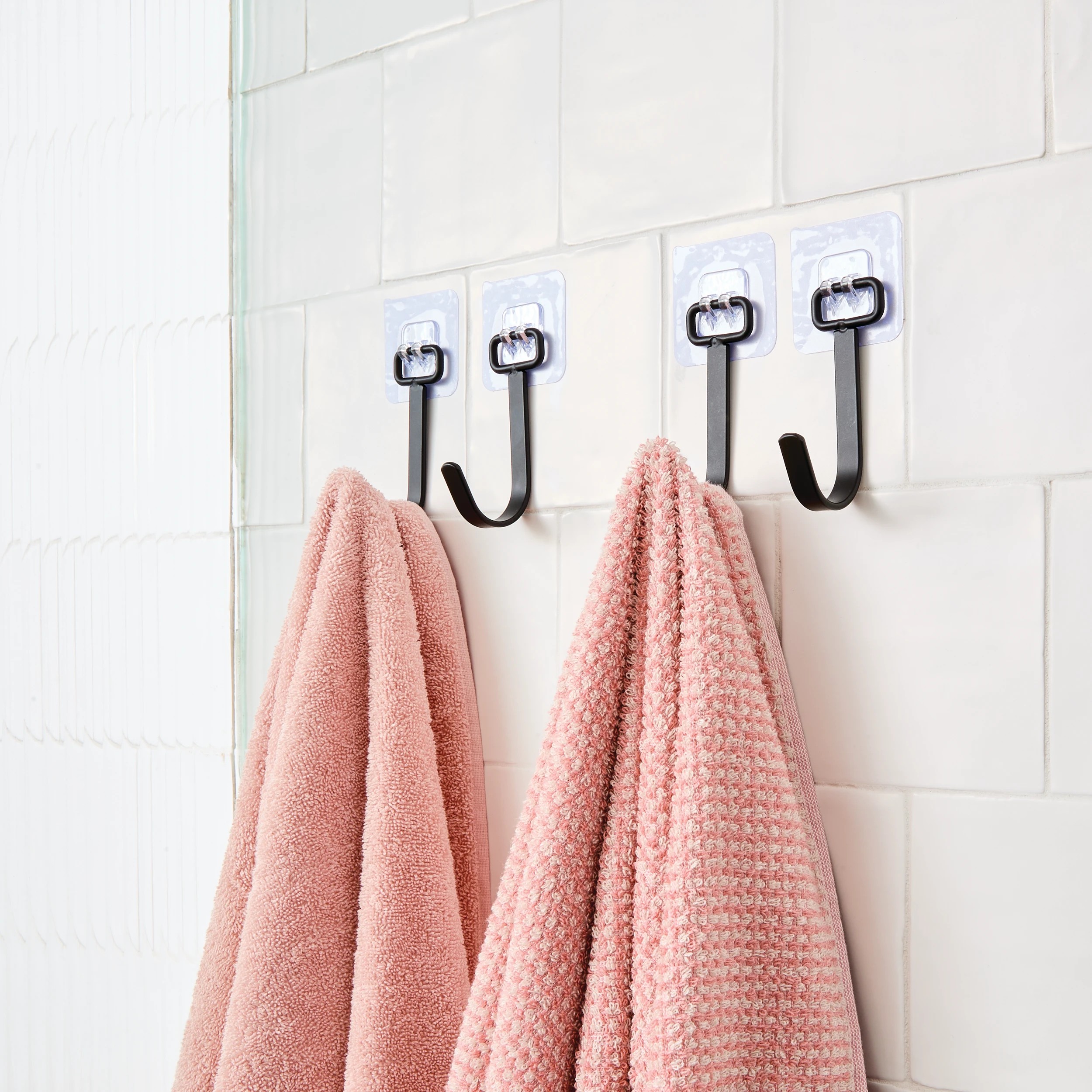 2 Adhesive Bathroom Accessory Set, 2 of 9