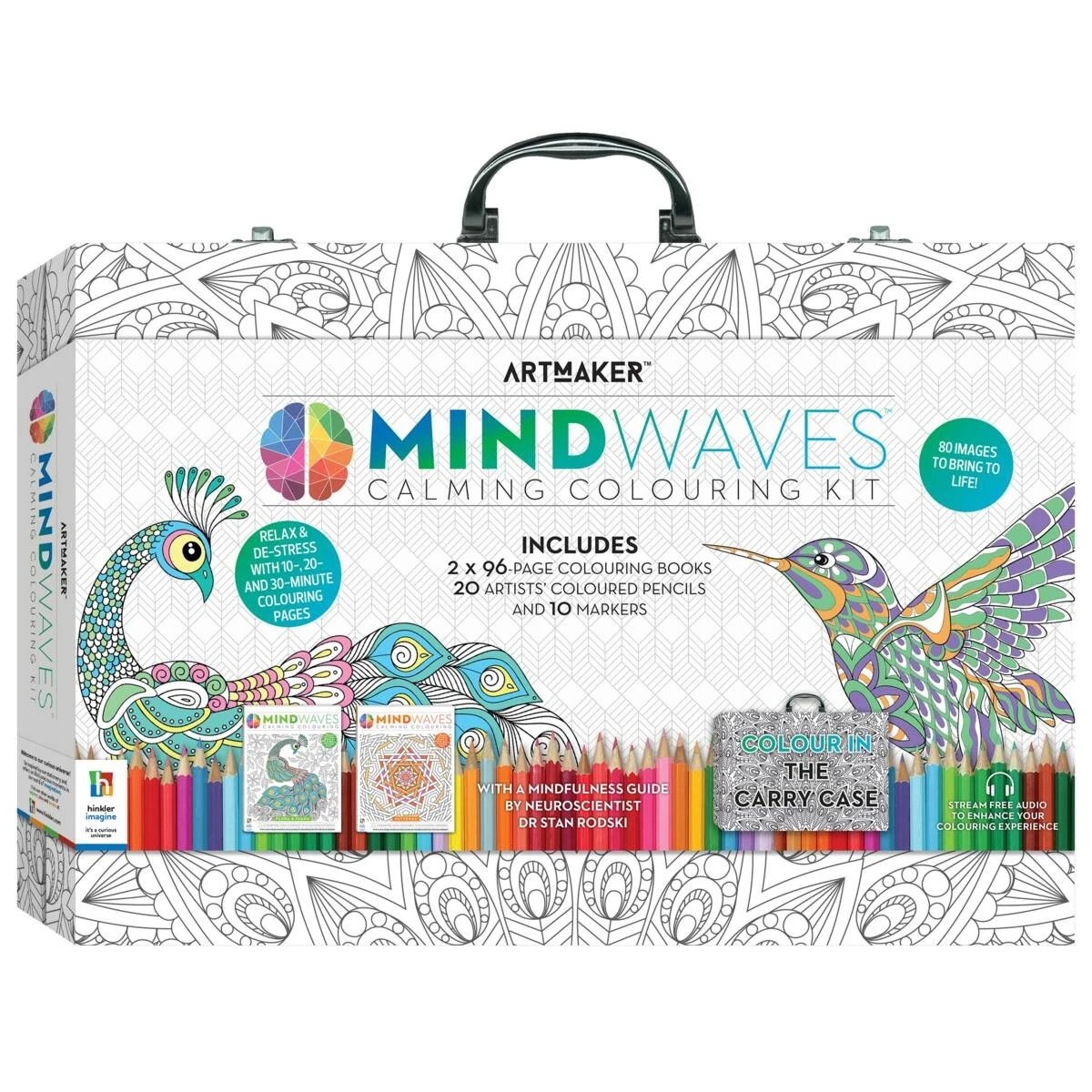 1 Art Maker Mindwaves Calming Colouring Kit, 1 of 7