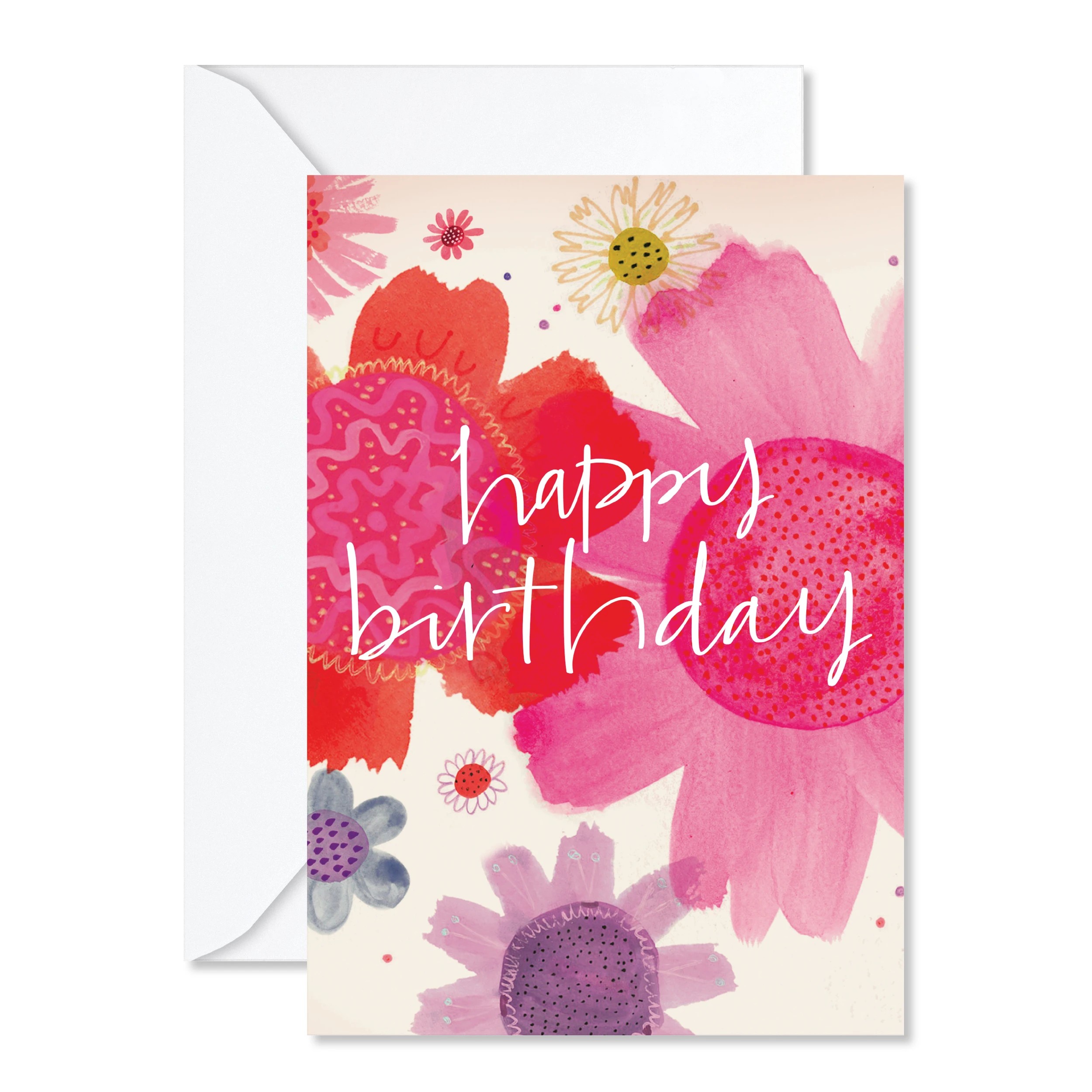 1 Hallmark Birthday Card - Flowers, 1 of 3