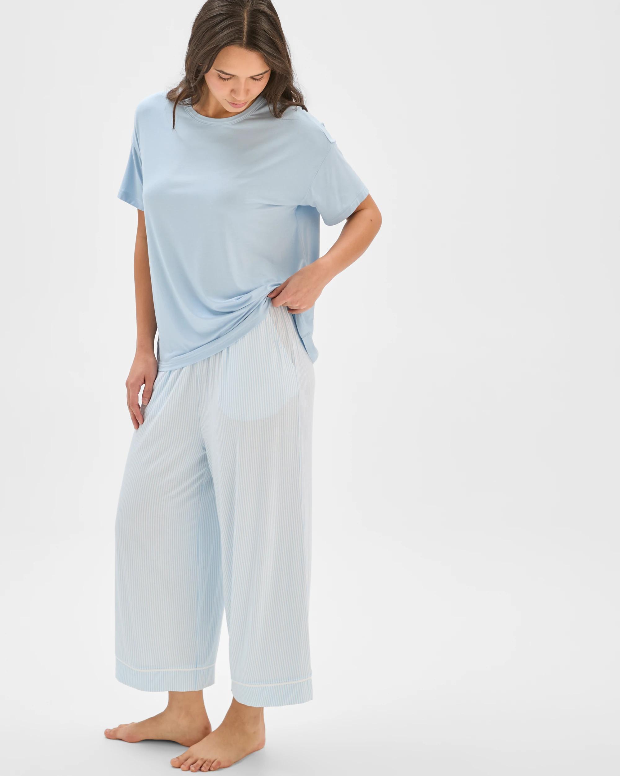 3 Target Woman Bamboo Culotte Sleep Pants , 3 of 6