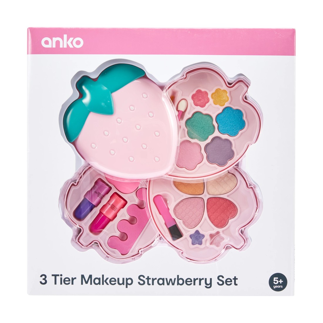 1 3 Tier Makeup Strawberry Set, 1 of 7