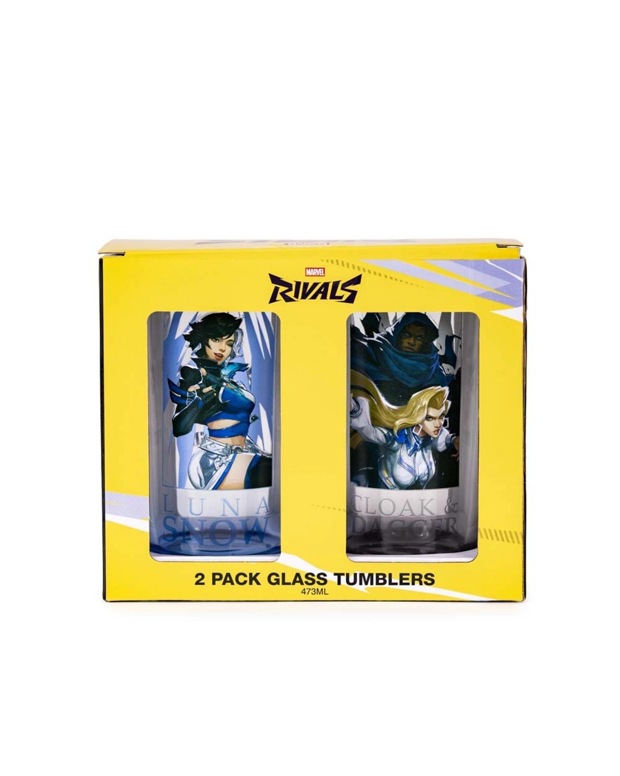 3 Marvel Rivals - Luna Snow and Cloak & Dagger Glass 2-Pack, 3 of 3