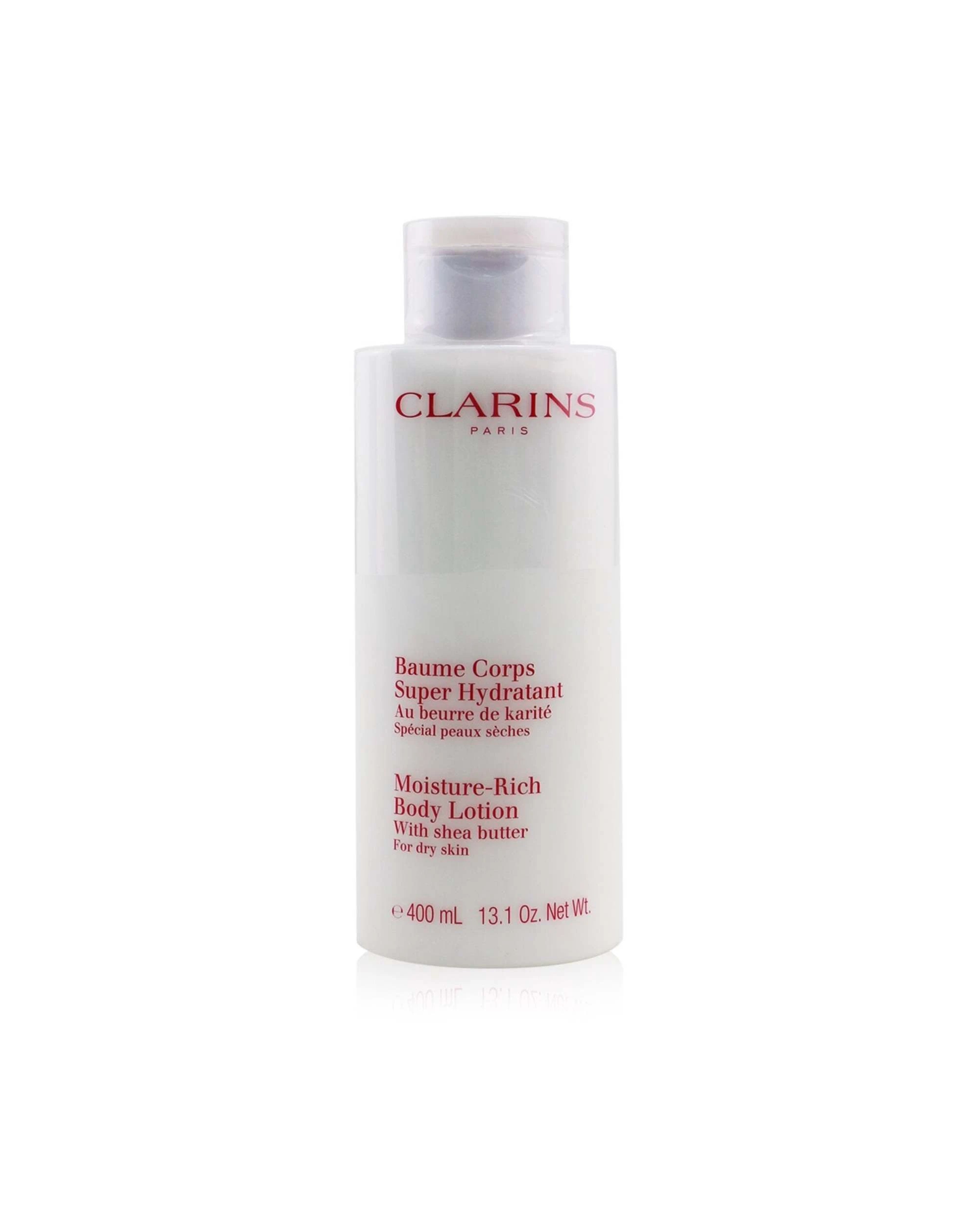 1 Clarins Moisture-Rich Body Lotion with Shea Butter - For Dry Skin (Super Size Limited Edition)  400ml/14oz, 1 of 3