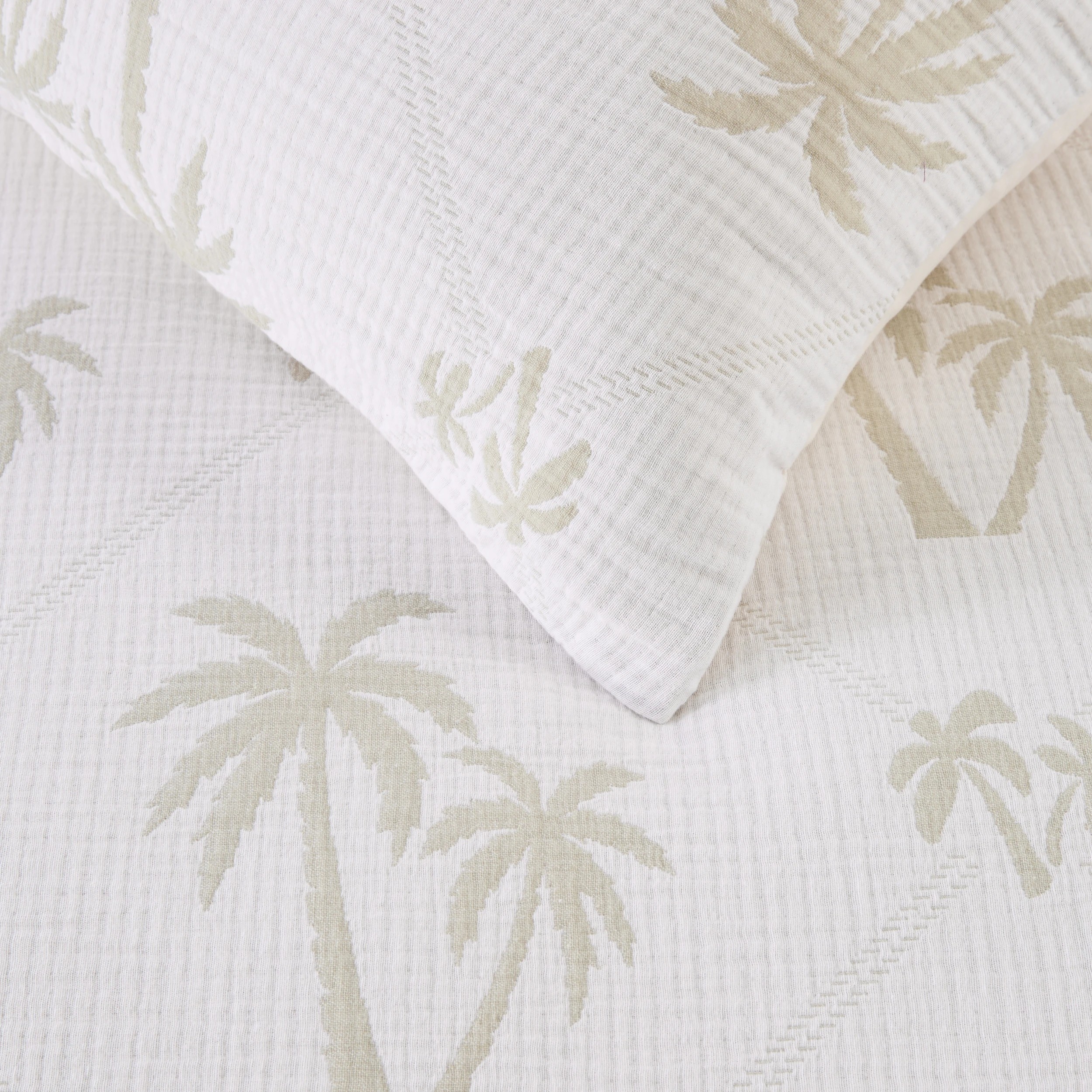 4 Palm Cove Cotton Quilt Cover Set - Queen Bed, 4 of 7