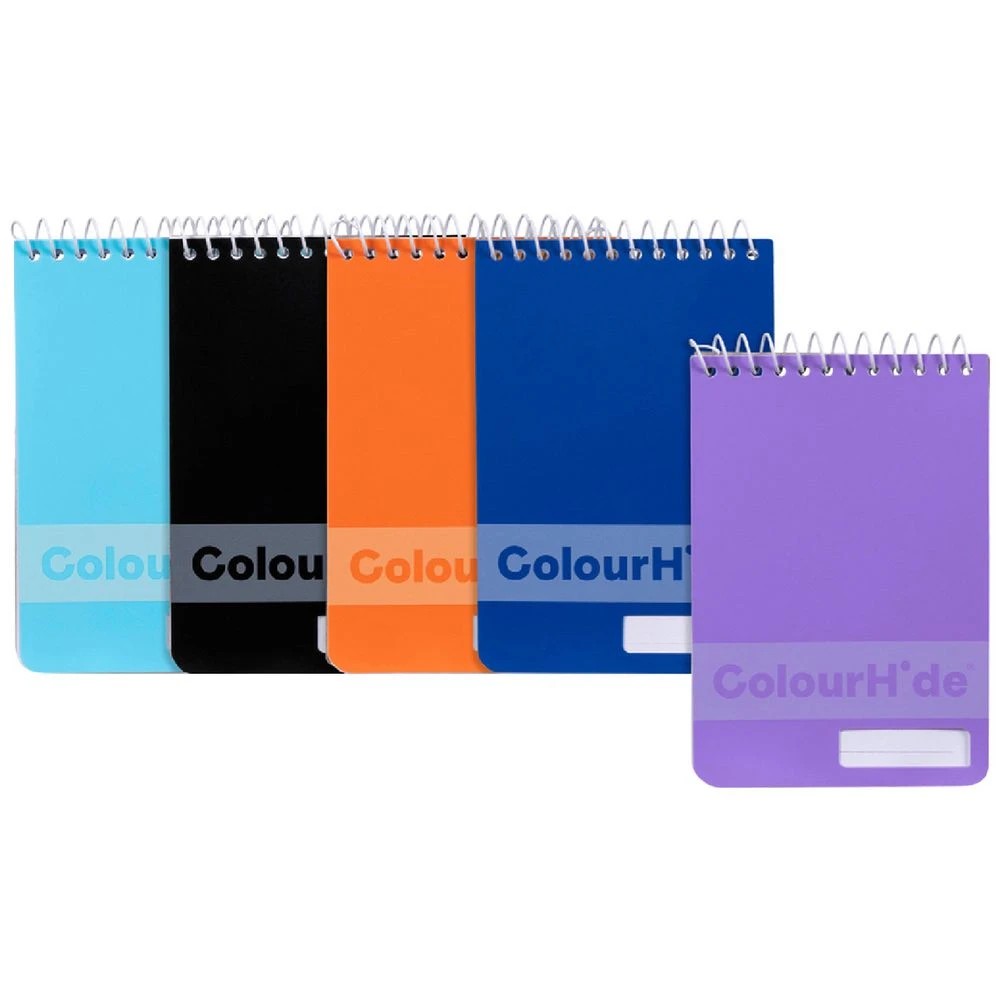 1 ColourHide Pocket-size Notebook 96 Page 5 Pack, 1 of 2
