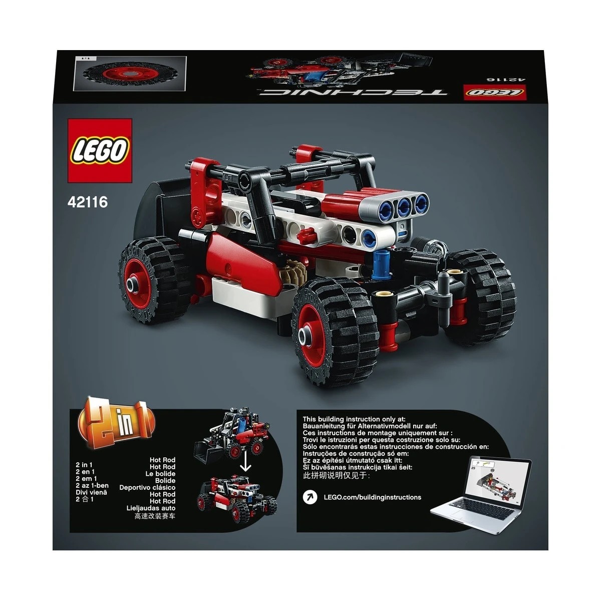 10 LEGO Technic Skid Steer Loader 42116, 10 of 10