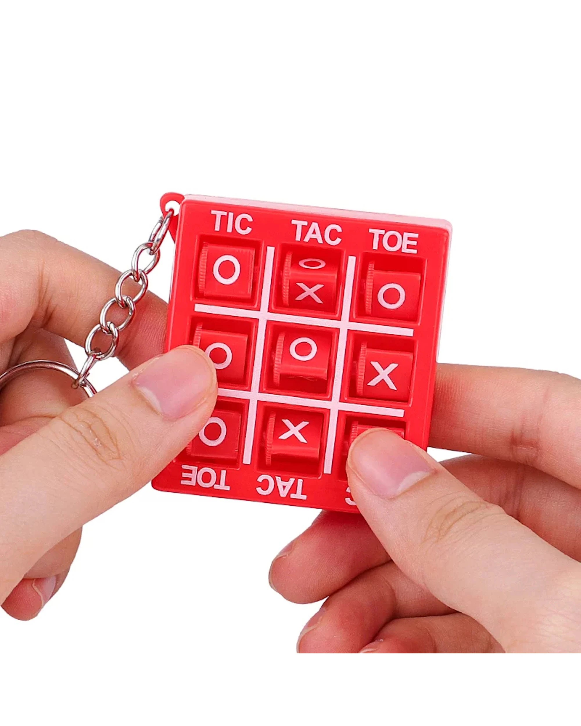 2 Partyrama Tic Tac Toe Keyrings Pack of 4, 2 of 4