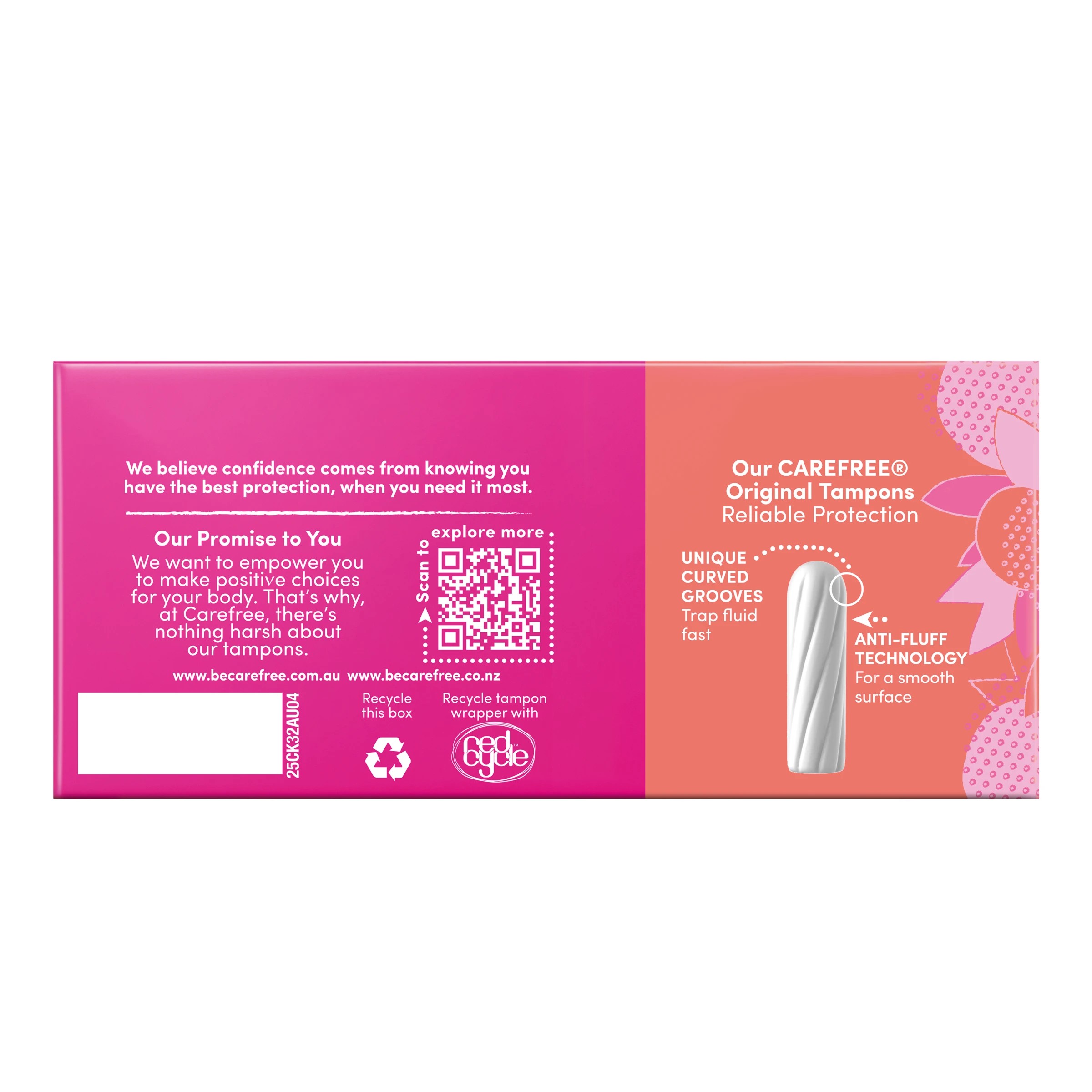 3 32 Pack Carefree Original Super Tampons, 3 of 8
