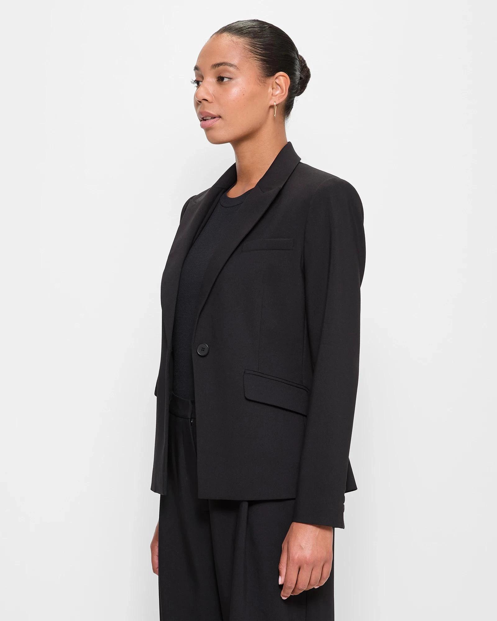 3 Preview Classic Single Breasted Blazer BLACK, 3 of 5