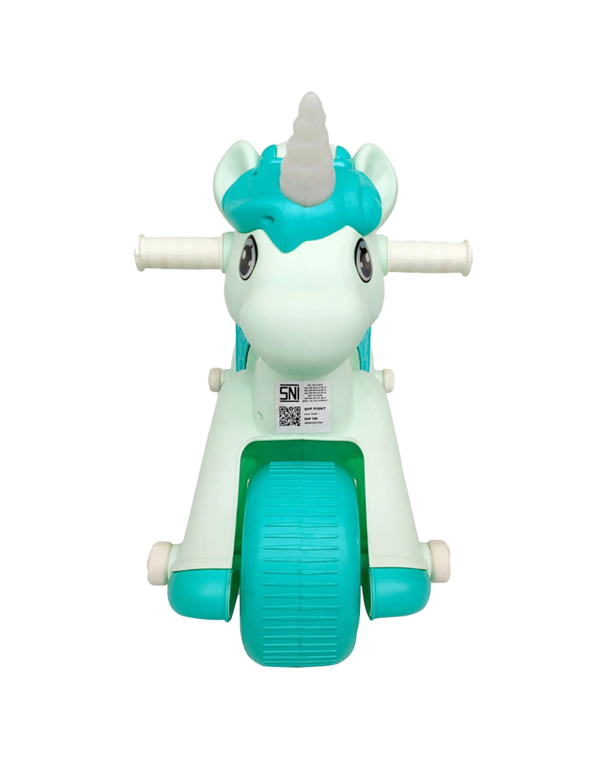 3 Volta Foot To Floor Balance Unicorn Push Scooter Suitable For 3 Plus Kids - Multi, 3 of 3