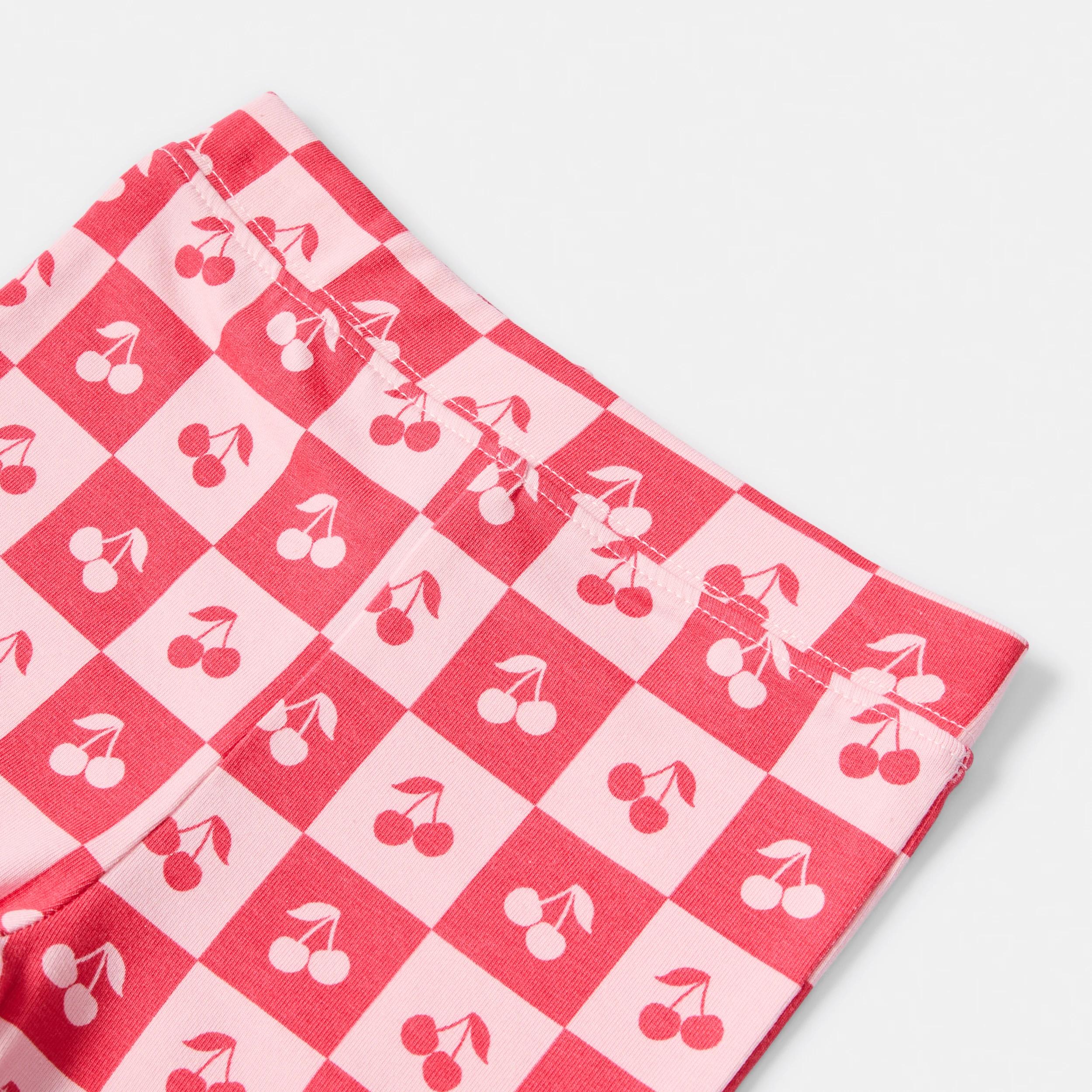 6 3 Pack Print Bike Shorts PINK CHERRY STRIPE, 6 of 8