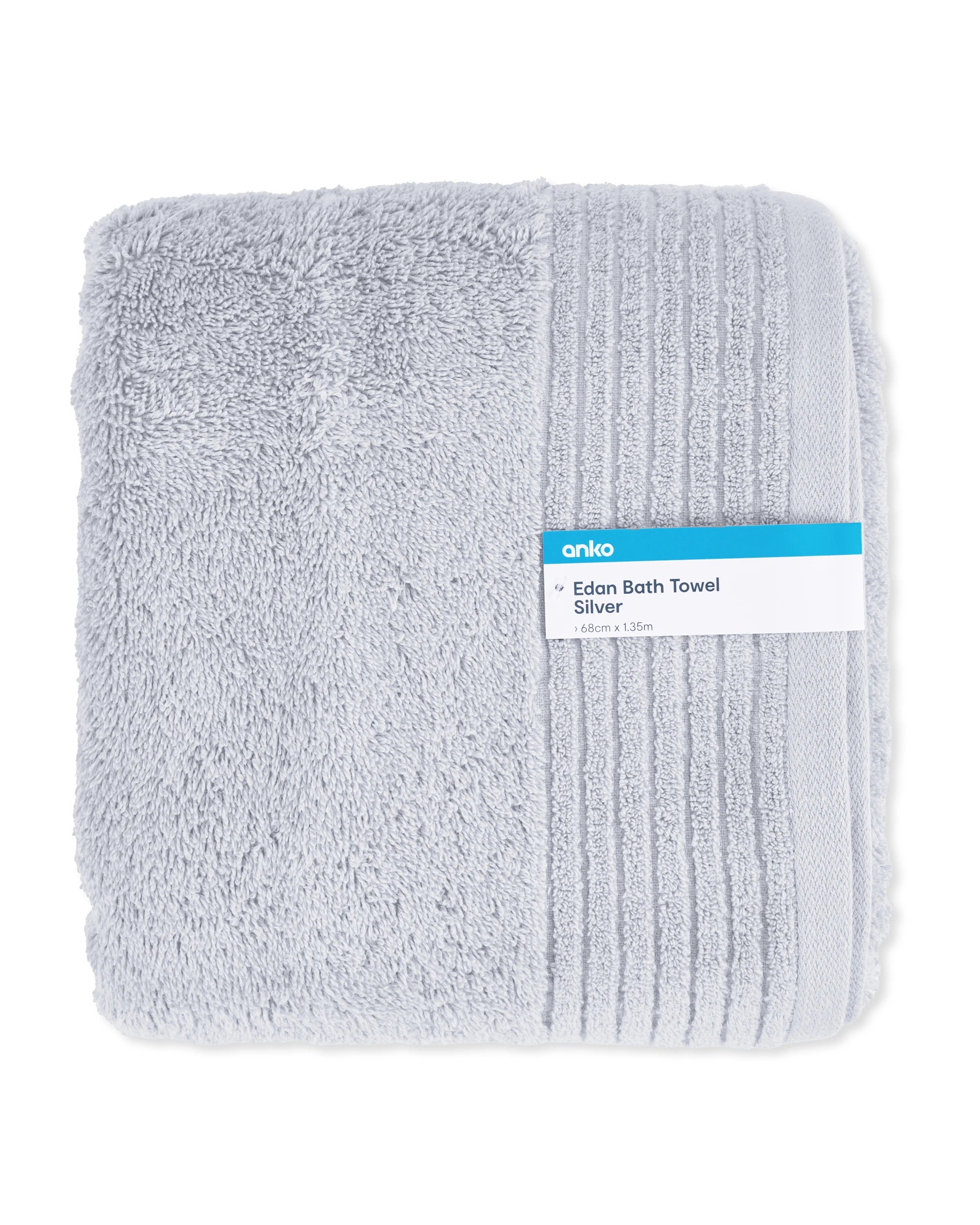 5 Edan Bath Towel - Silver, 5 of 5