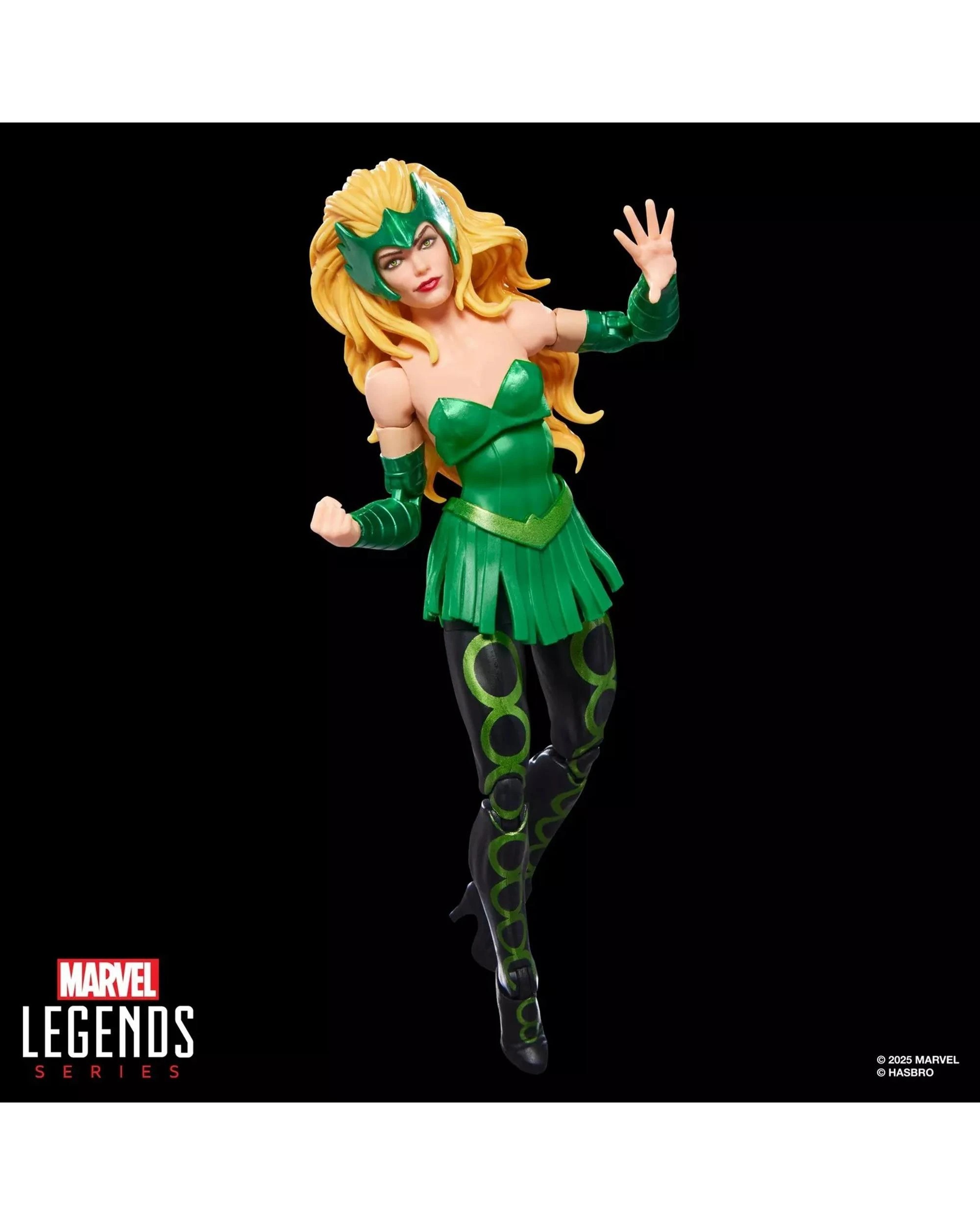 6 Marvel Legends Series Enchantress Build-A-Fig Action Figure, 6 of 10