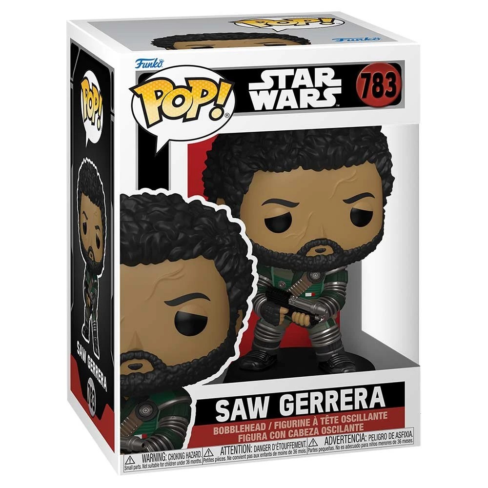 2 Star Wars - Andor - Saw Garrera Pop! Vinyl Figure, 2 of 2