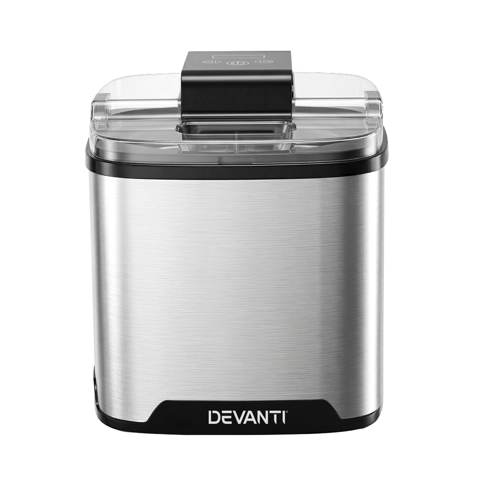 3 Devanti Ice  Maker Machine 2L Homemade Gelato Sorbet Frozen Drinks - Black, 3 of 4