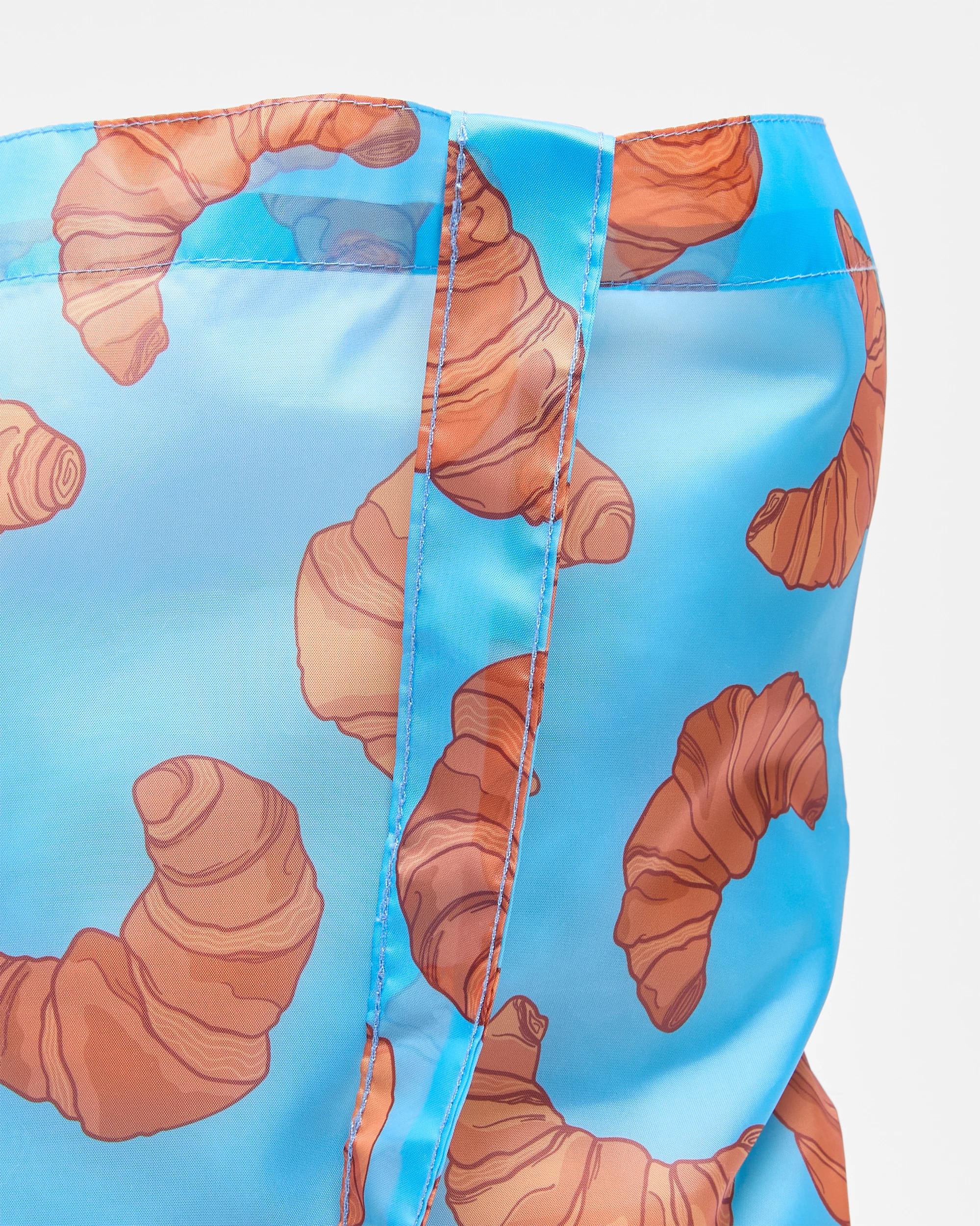 2 Target Fold Up Shopper Tote Bag CROISSANTS, 2 of 3