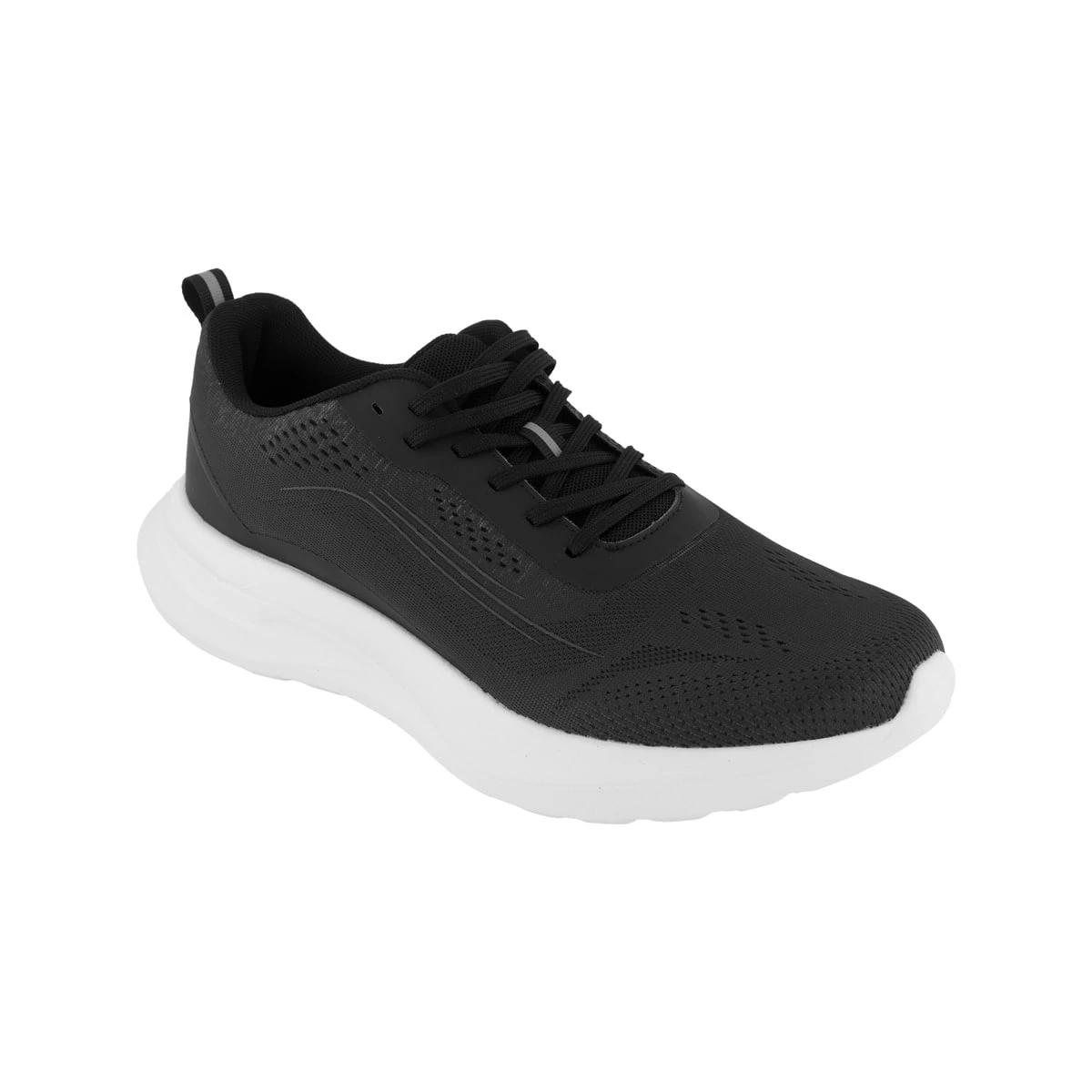 1 Active Mens Detailed Runner Shoes CHAR GREY, 1 of 6