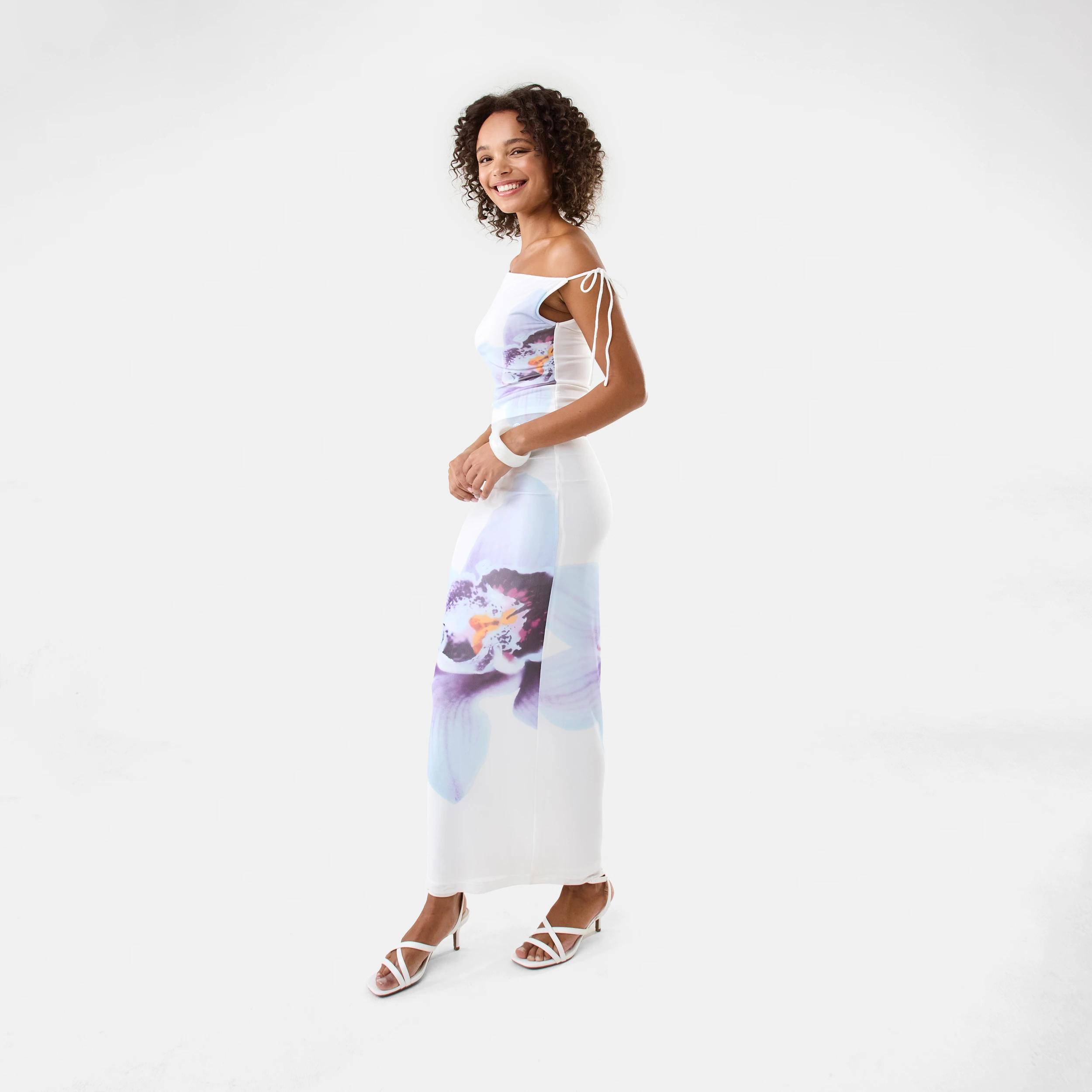 5 Mesh Maxi Skirt Wht Orchid, 5 of 8