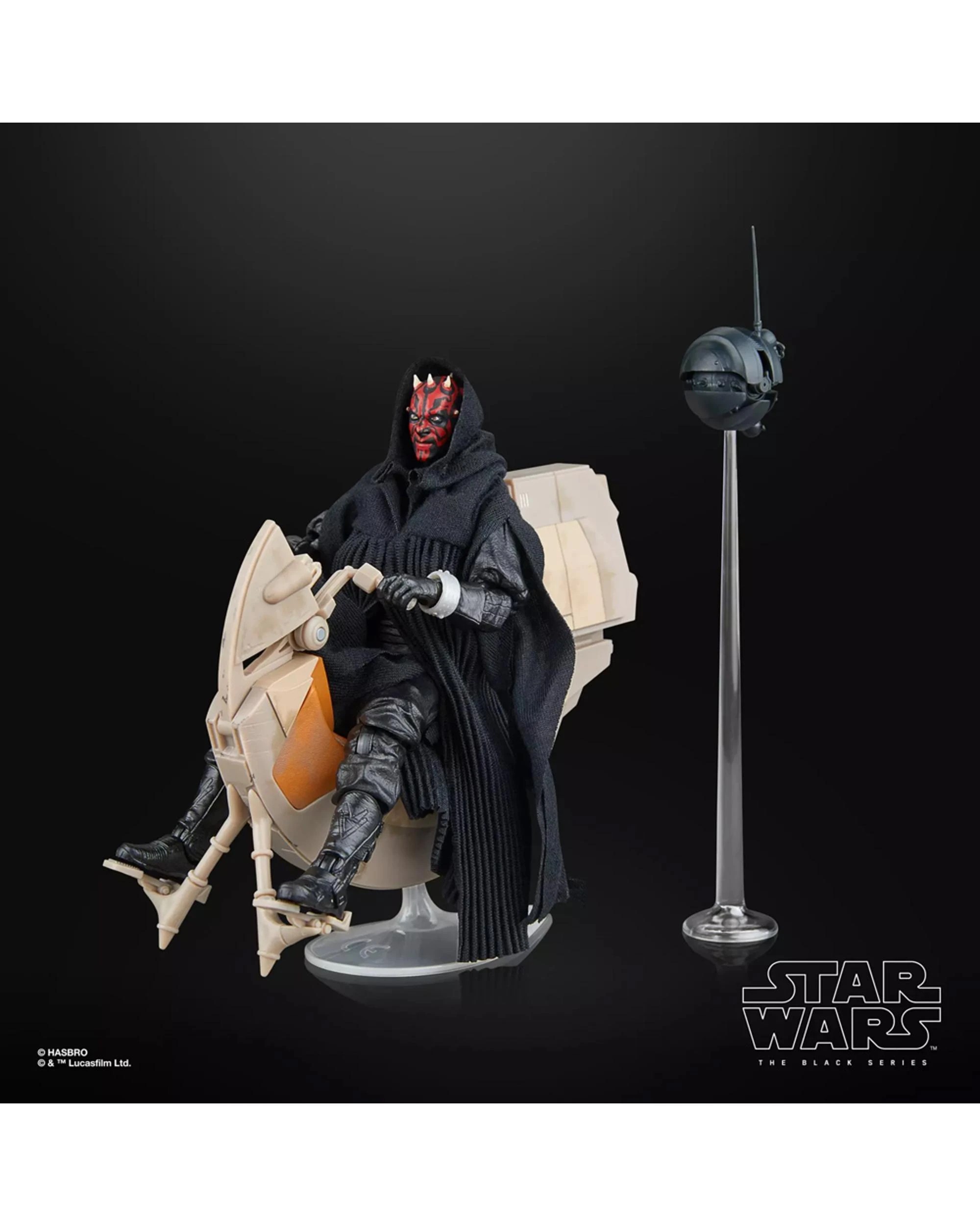5 STAR WARS The Black Series Darth Maul and Sith Speeder, 5 of 9