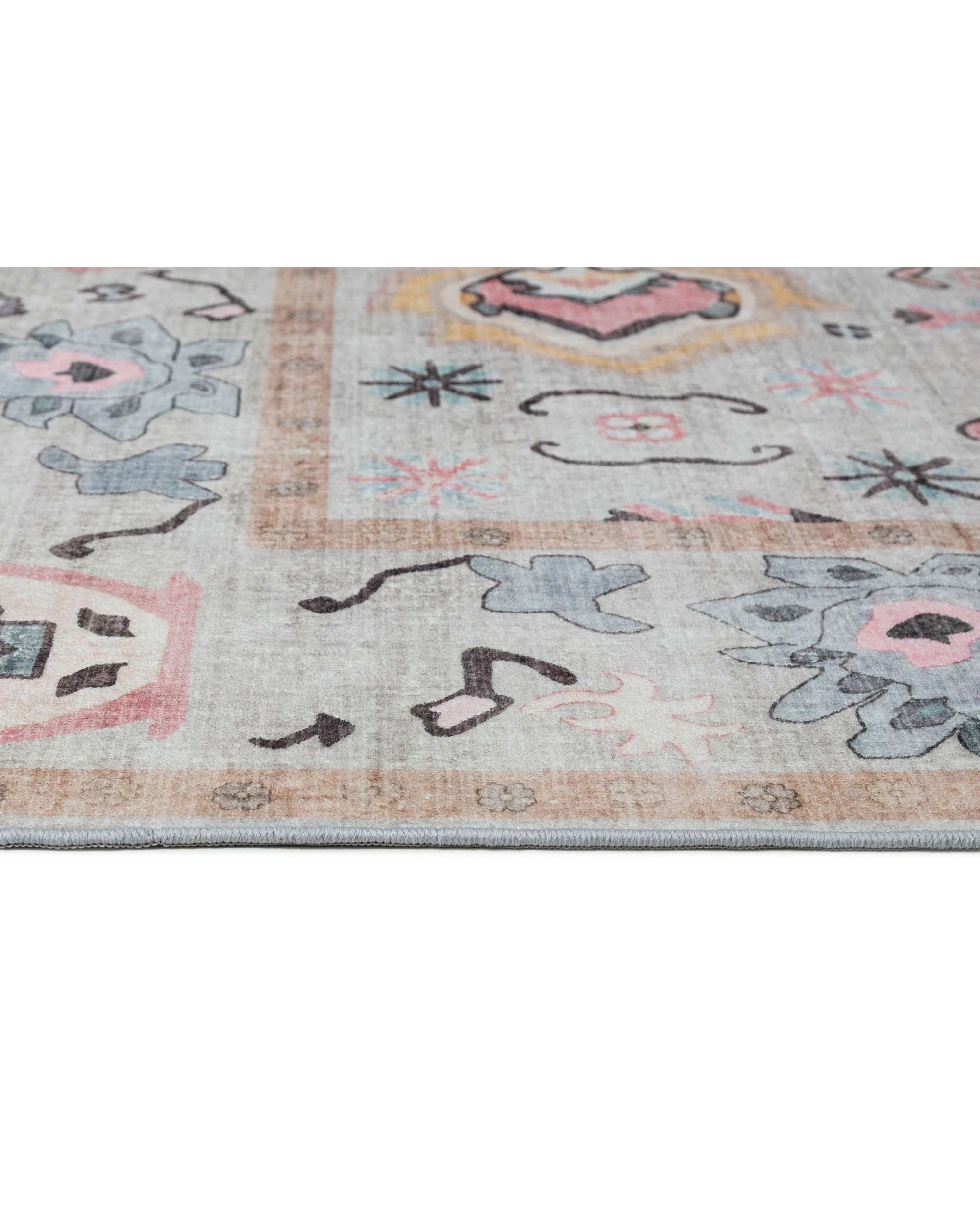 6 Loopsie Milolii Multi-Colour Washable Rug-400cm x 300cm - Grey, 6 of 8