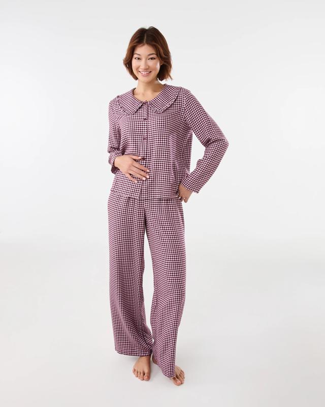 Collar Flannel Pyjama