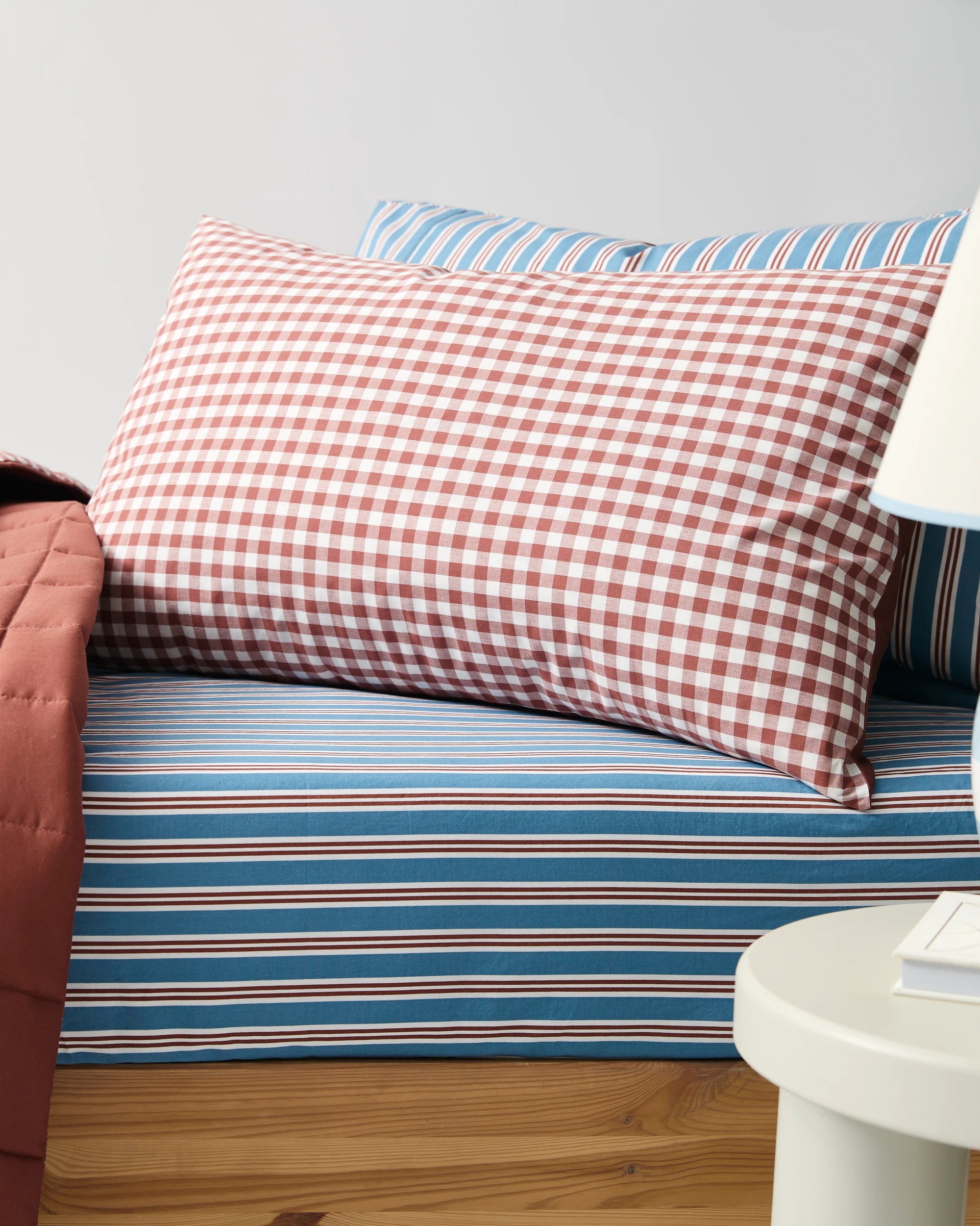 3 Target Parker Gingham Comforter Set - Single/King Single Bed - Brown, 3 of 9