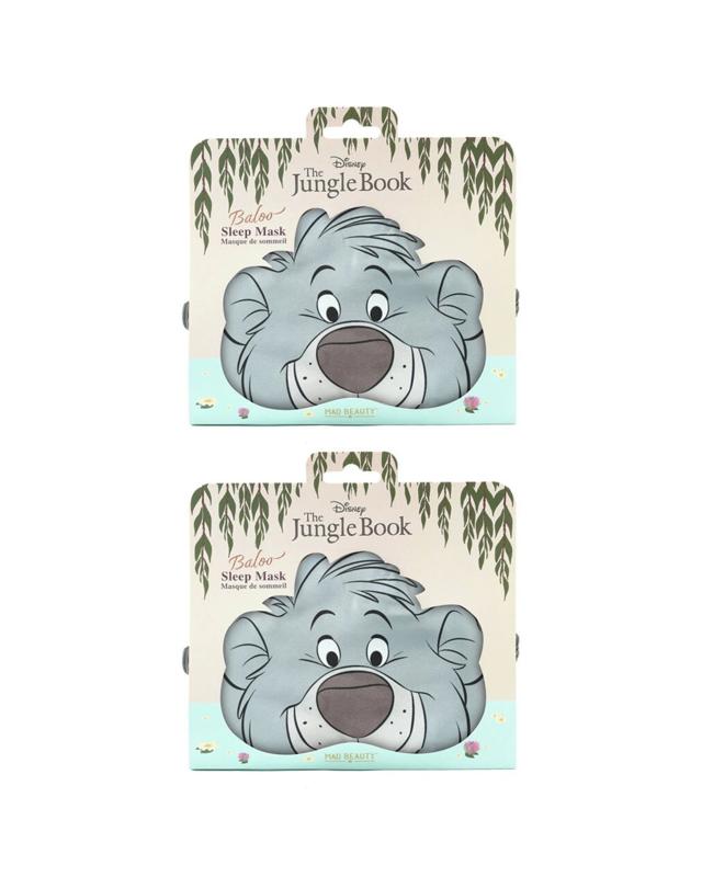 Disney The Jungle Book Baloo Elasticated Bedtime Sleep Face Mask 2PK - 